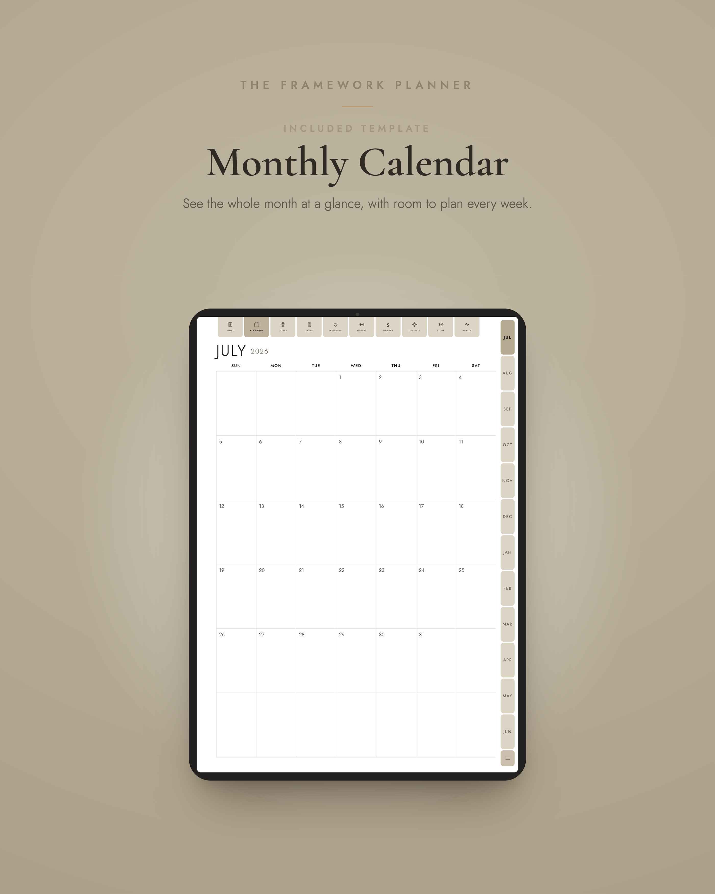 The Framework Planner - Monthly Calendar.png