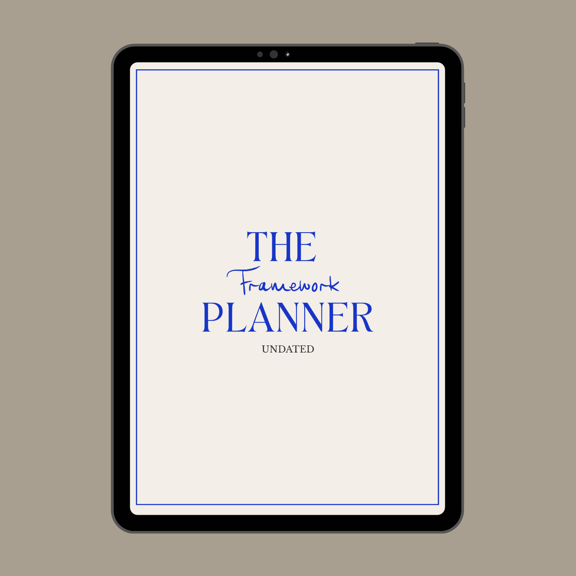 The Framework Planner | Undated