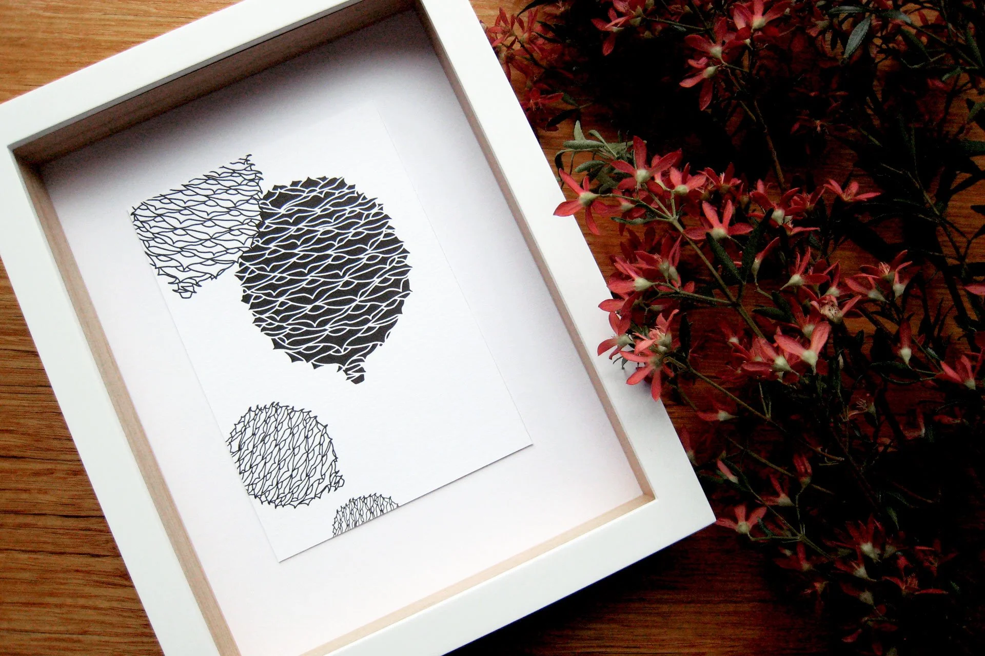 Bunya 5—A6 Letterpress Print
