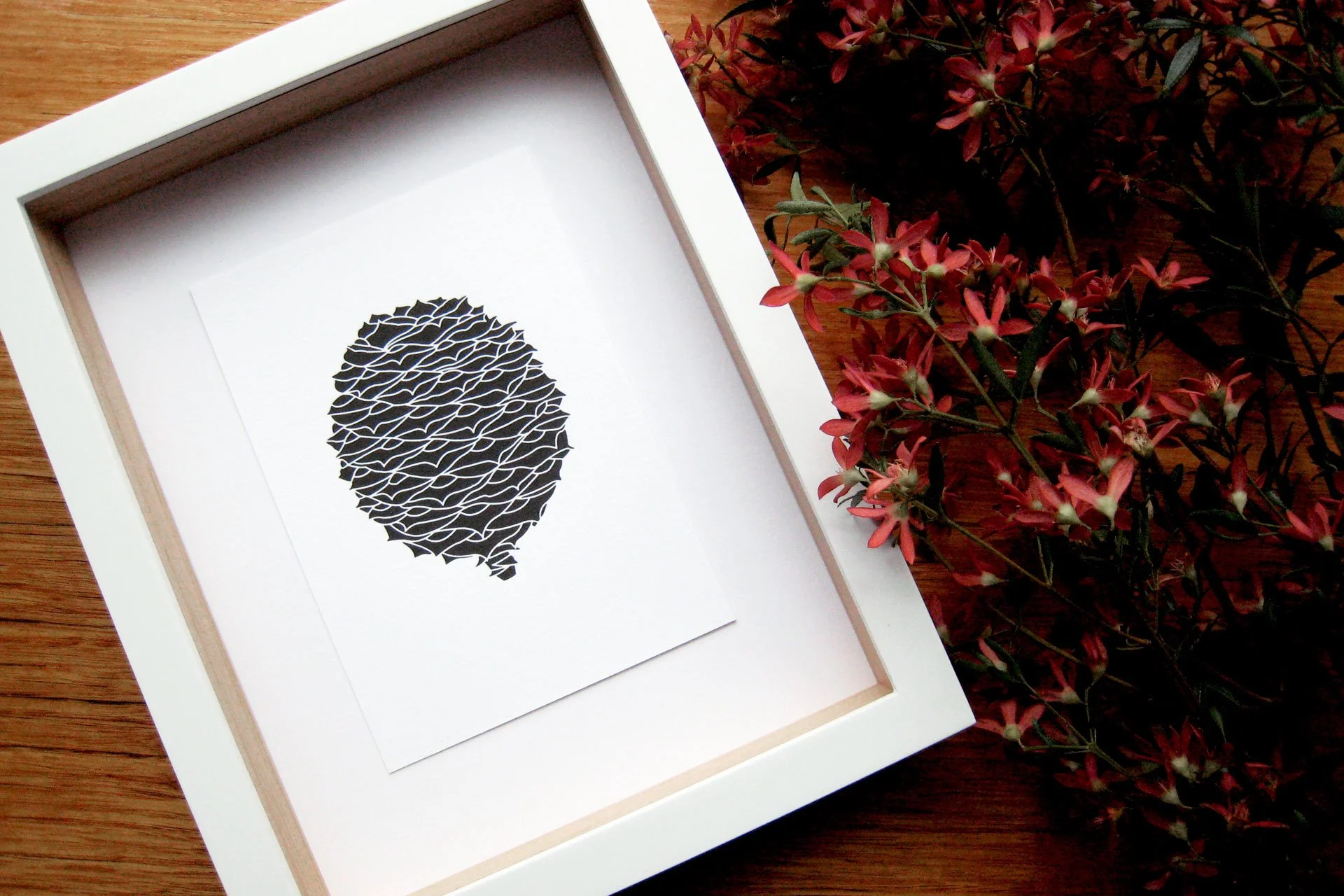 Bunya 6—A6 Letterpress Print