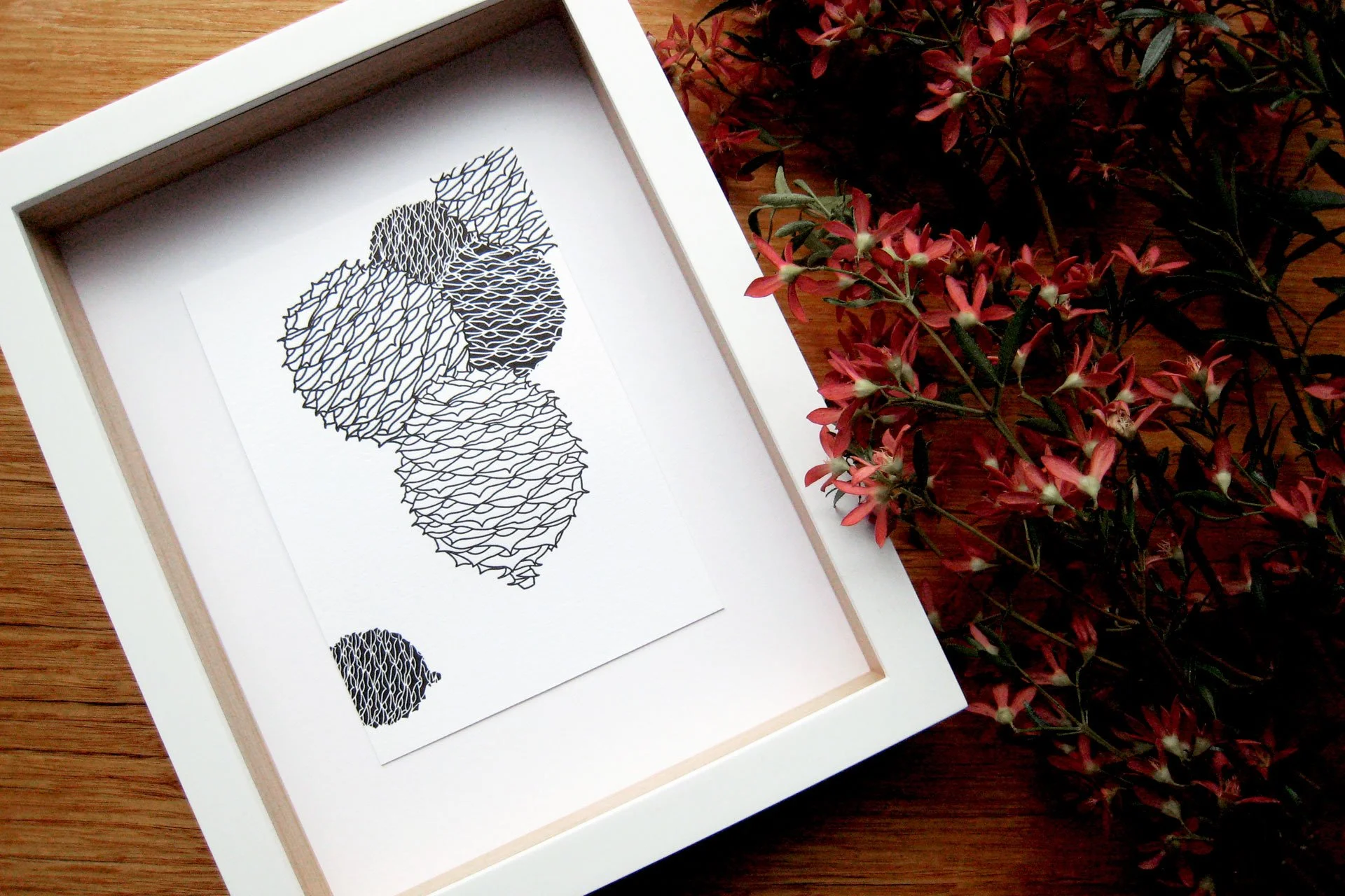Bunya 1—A6 Letterpress Print