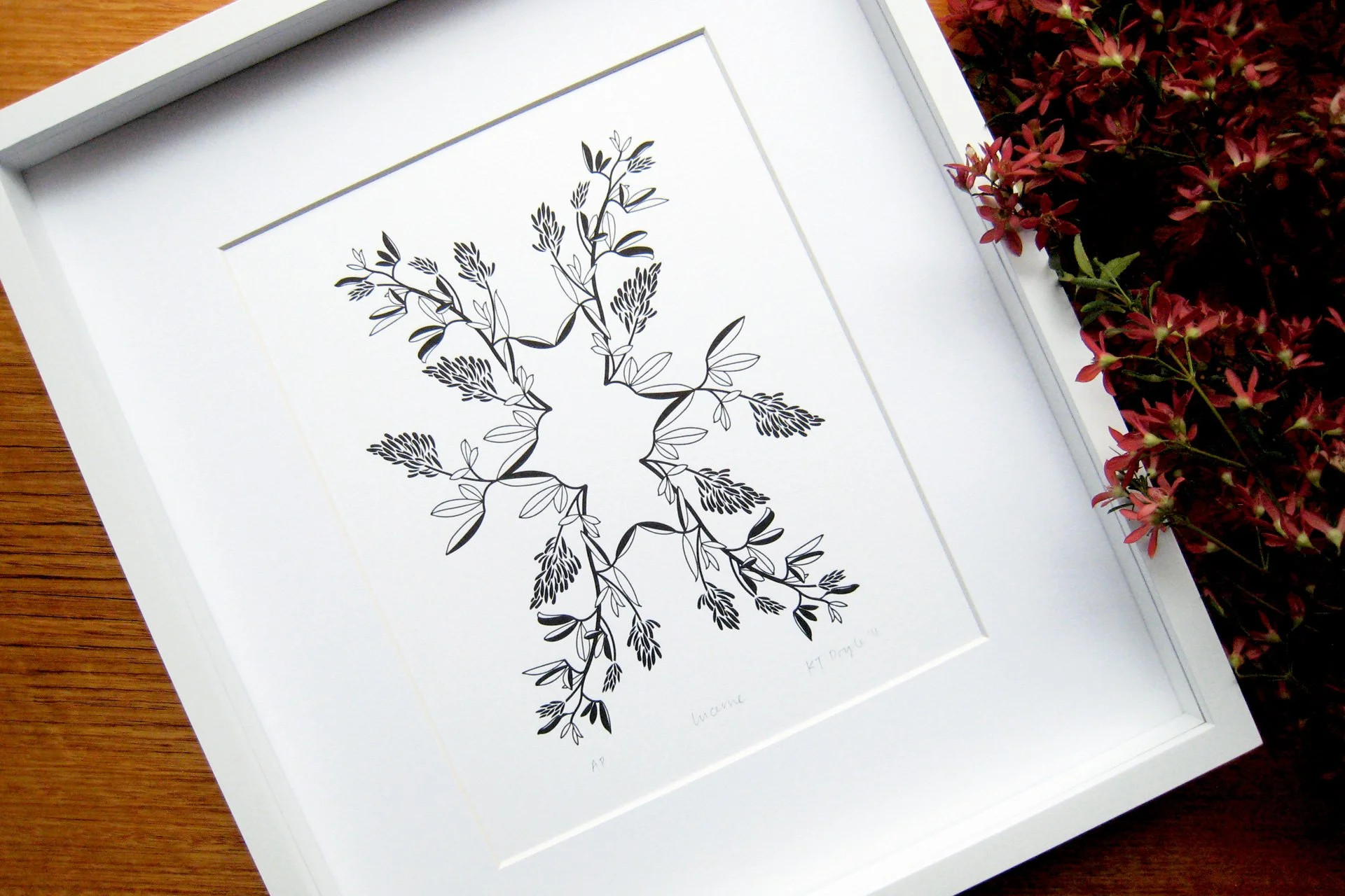 Lucerne—A4 Letterpress Print