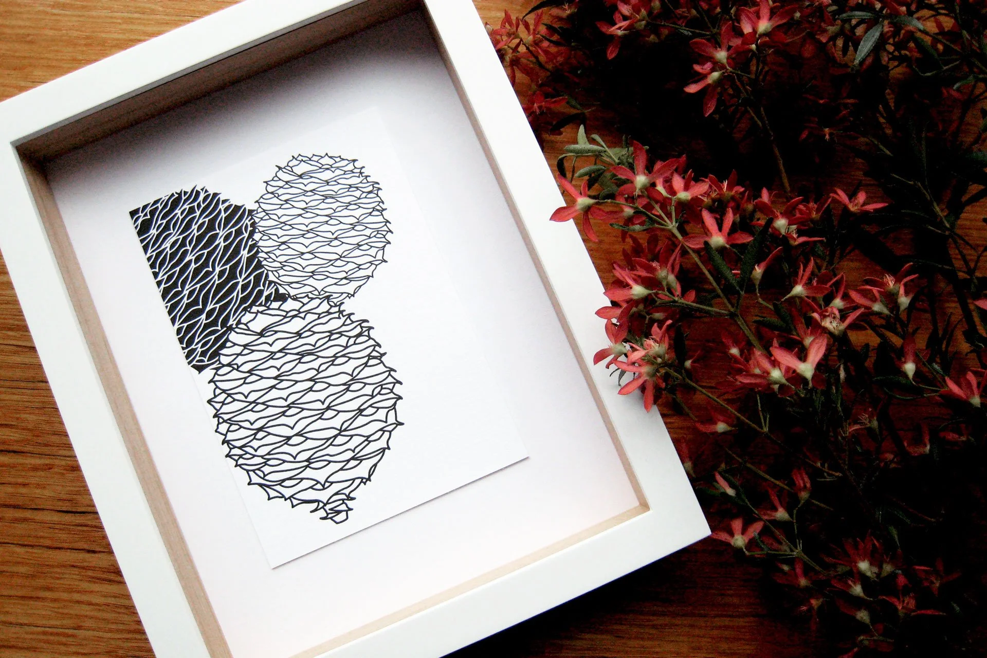 Bunya 2—A6 Letterpress Print