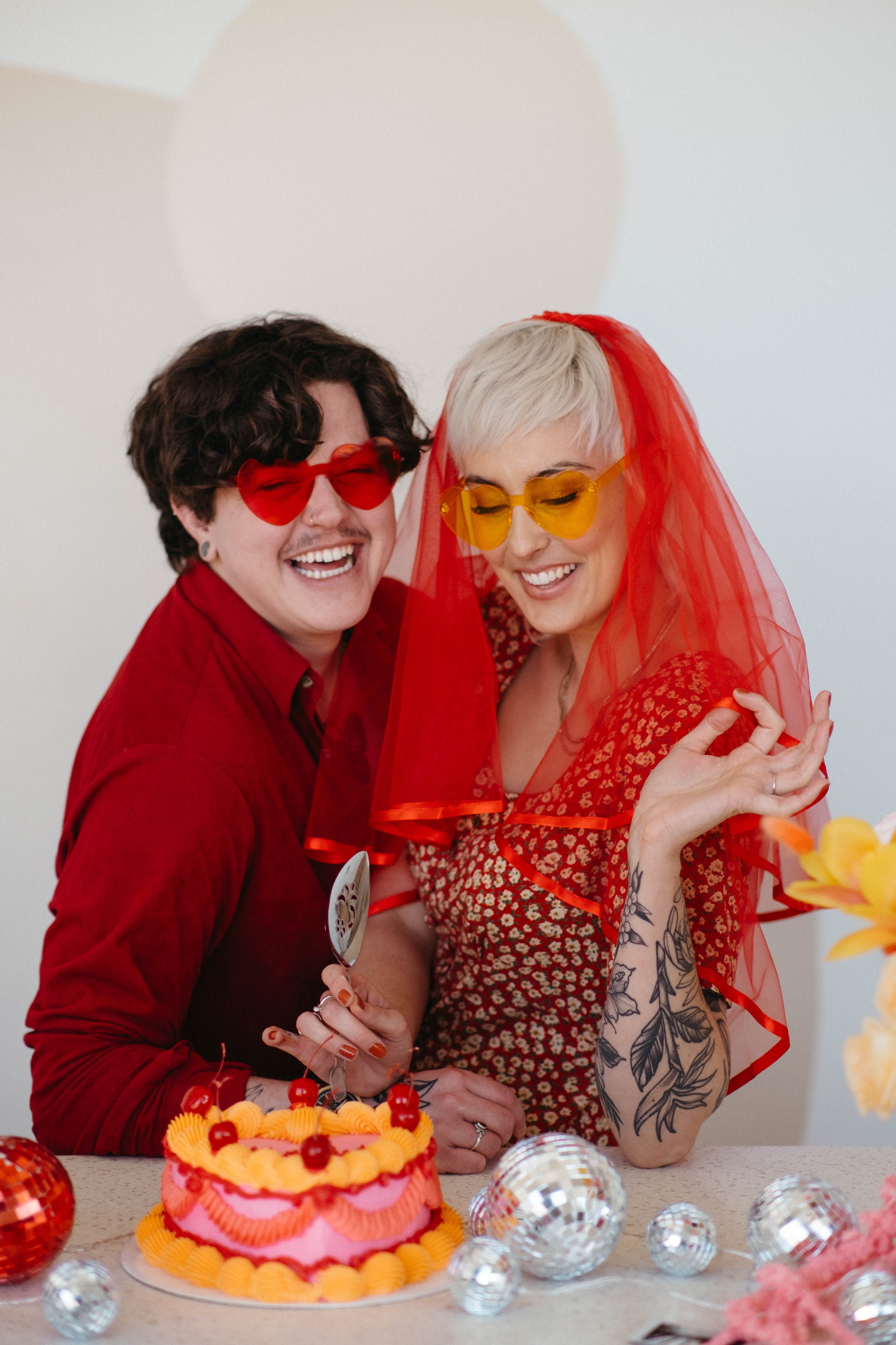 Trans queer sapphic wedding in Denver, Colorado.