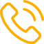 Icon of a yellow phone receiver.