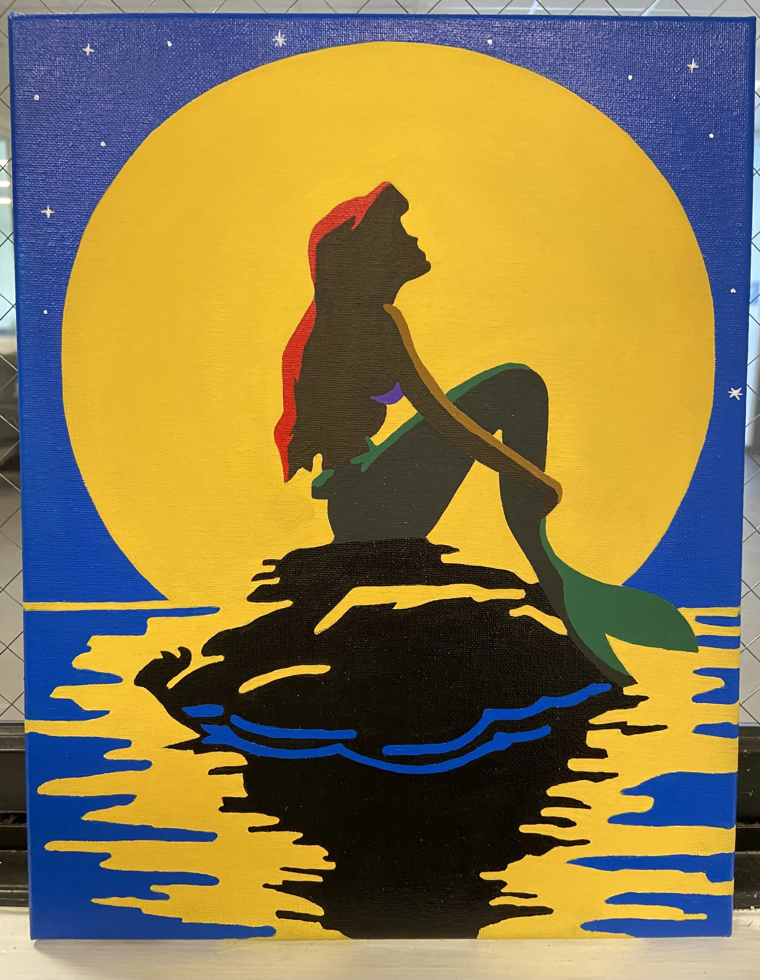 Ariel, 16" x 20" canvas, 2020