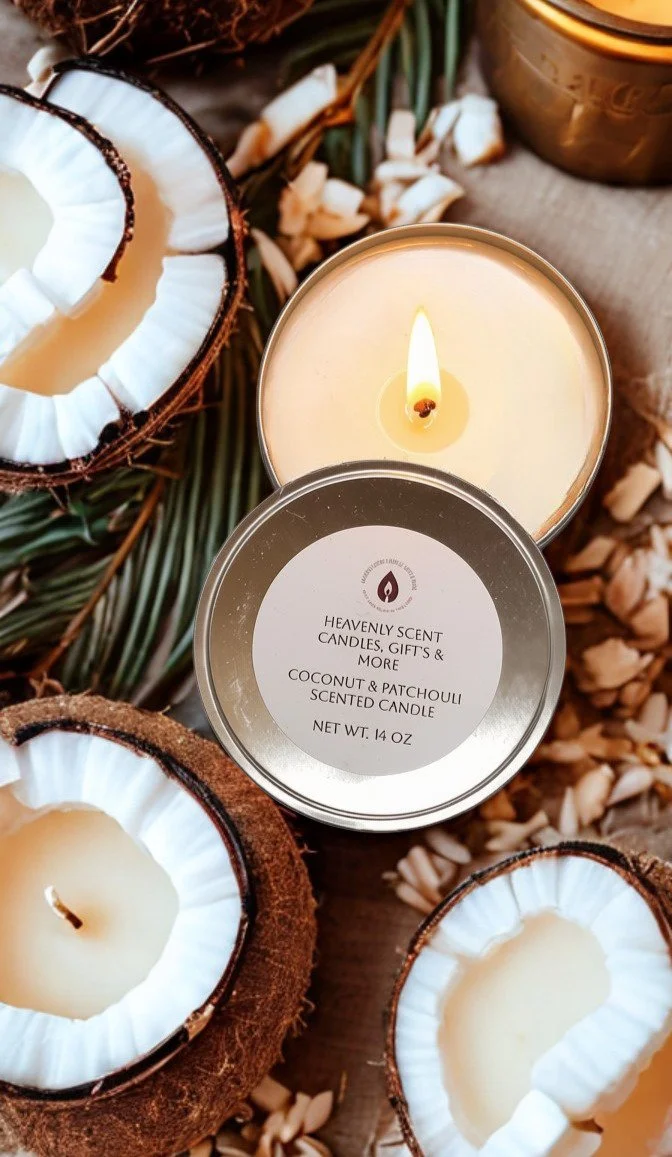 Coconut & Patchouli Candle