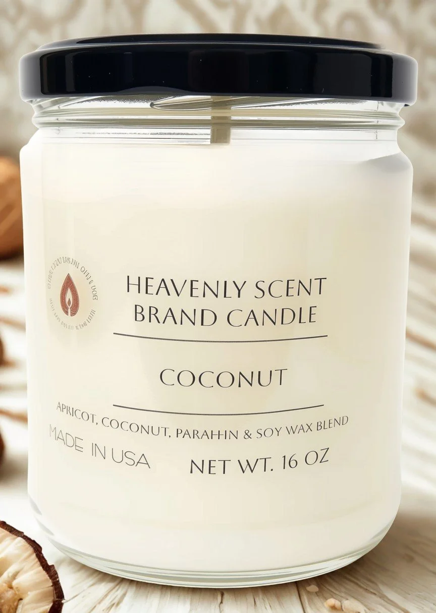 Coconut  Scented Candle