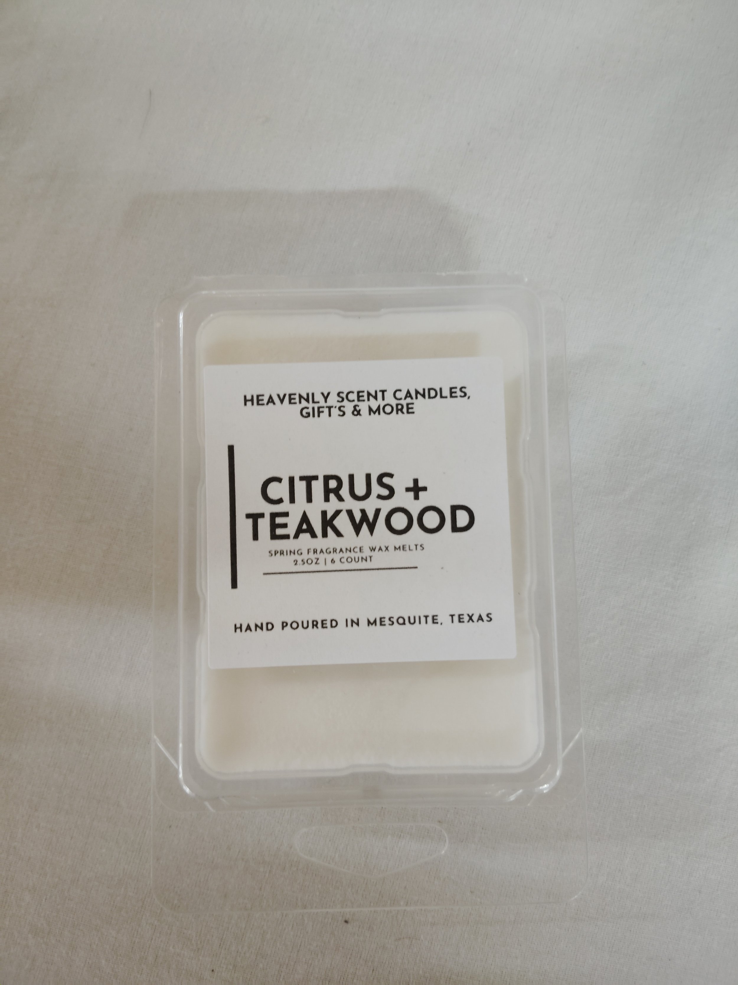 Citrus & Teakwood Wax Melts