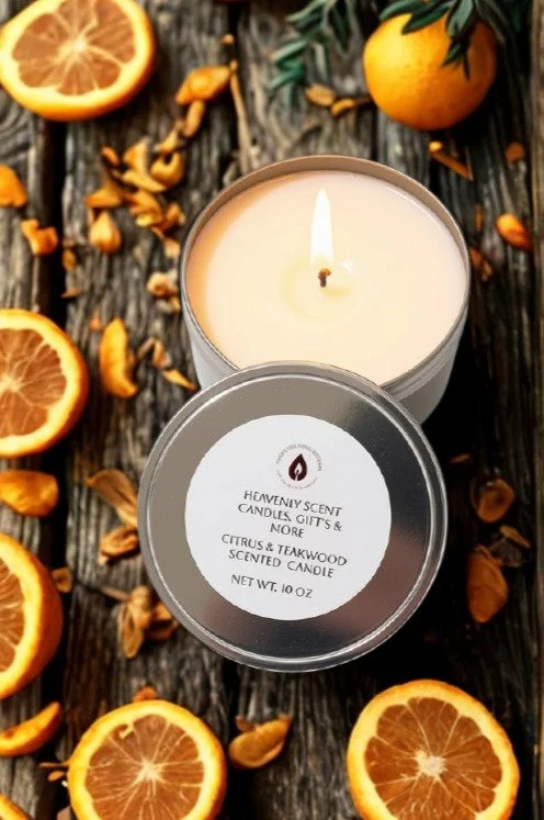 Citrus & Teakwood Candle