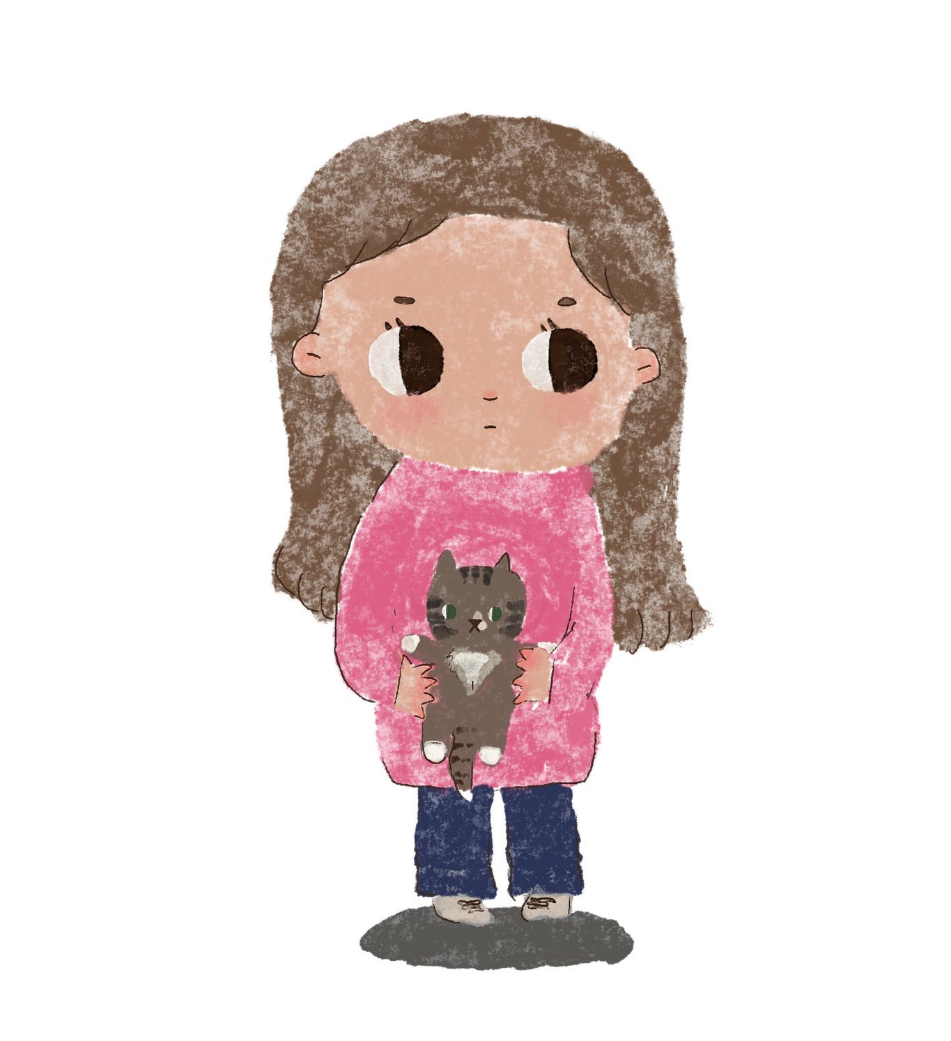 Cute Custom Digital Human & Pet Drawing | NEW!