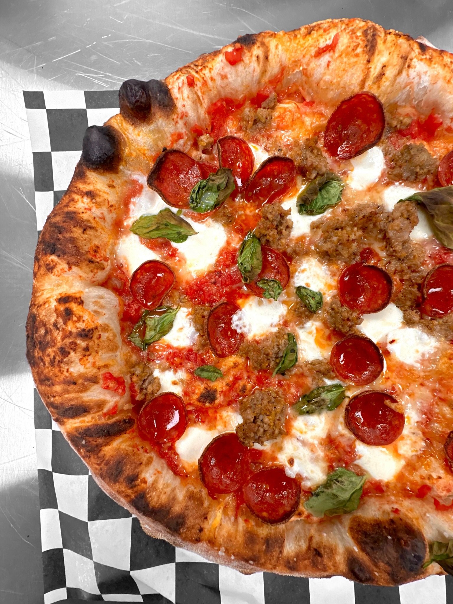 Update: sold out Catch @mootz_ in Aksarben today Tuesday 6/16 from 11a-sold out. 

Special pizza today is sausage, basil and pep

Link in bio for more info