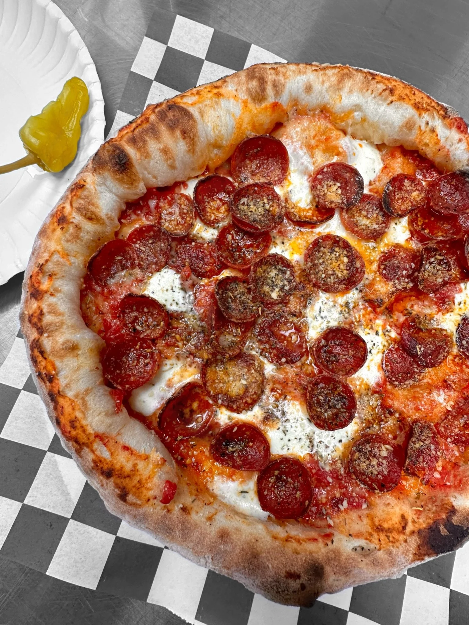 Cup and char pepperoni is back 🔥🔥🔥

Catch @mootz_ today friday 7/31 at heartwood preserve from 5p-8p! Stop by the park or order online/doordash

Also oaxaca jalapeno is back!!!!!