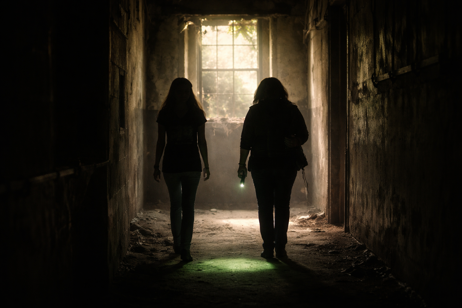 Members of Forgotten Places Society explore a historic abandoned building in rural Tennessee, capturing spiritual energy and beauty through photography, light, and handcrafted wellness tools.