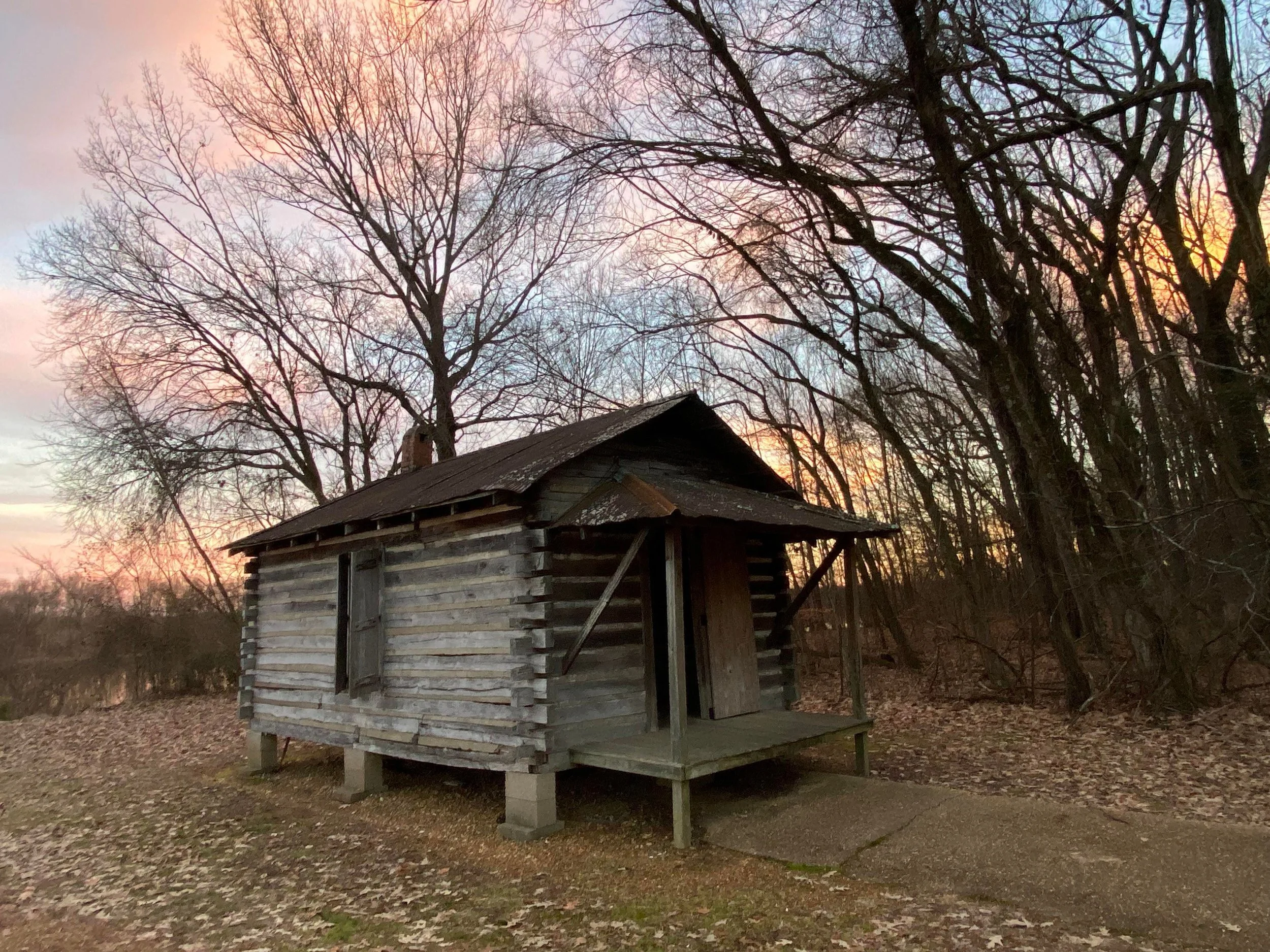 #14 Log cabin in Hardin County, TN at Hagy's Catfish Hotel.