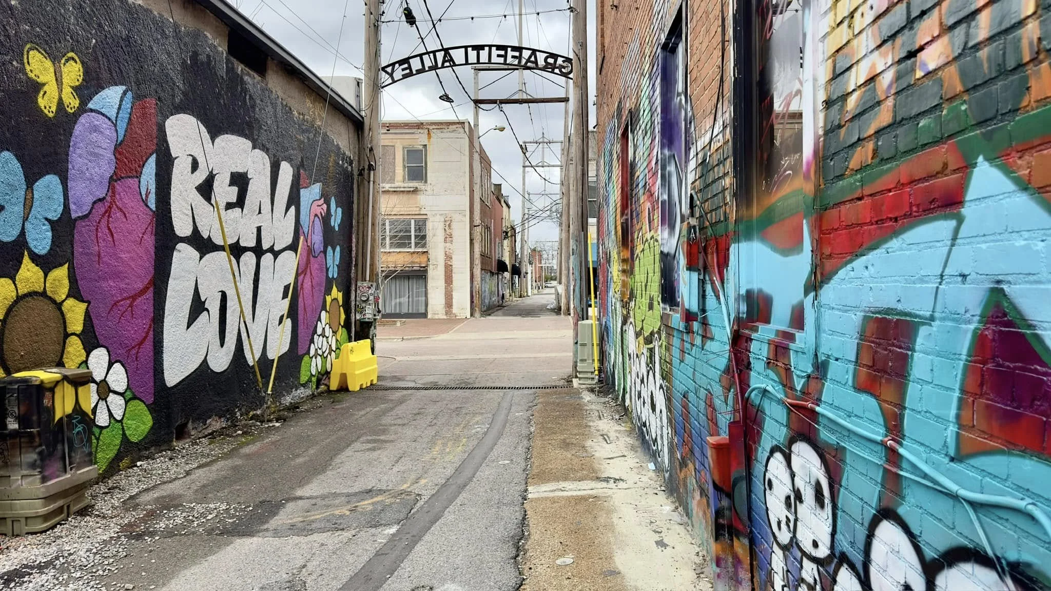 Frafiiti Alley in Florence, AL