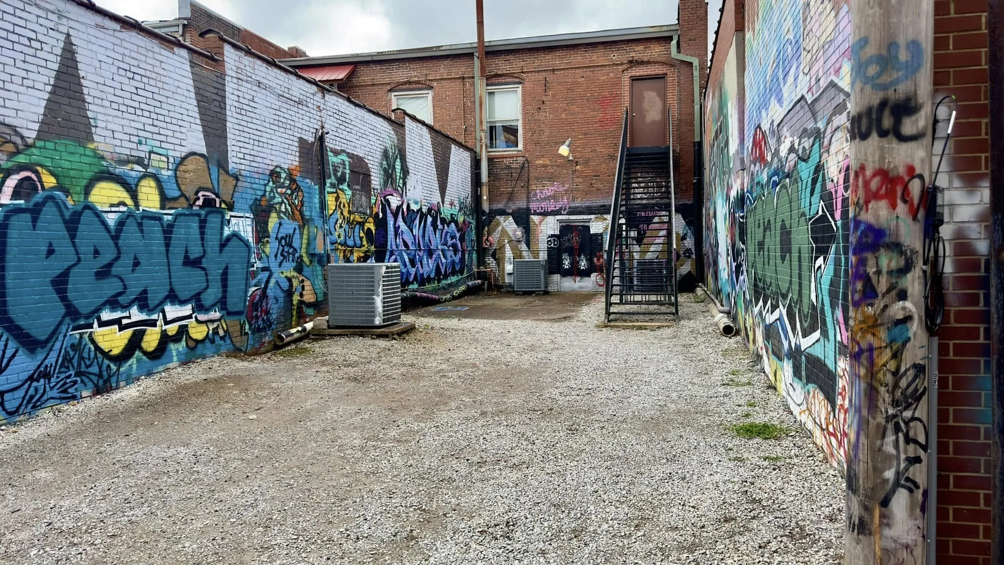 Frafiiti Alley in Florence, AL