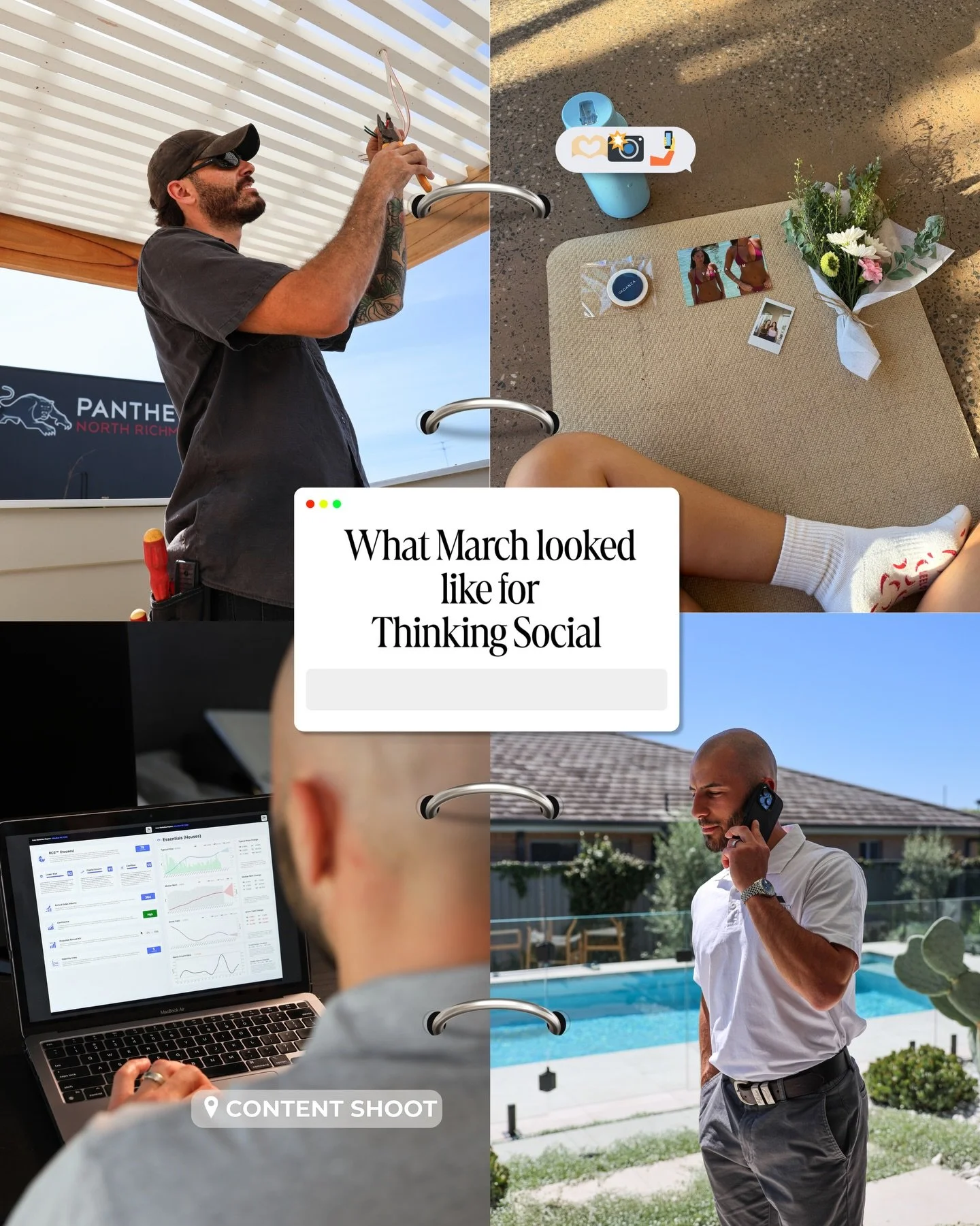 A look into some of March for us.

From bridal showers to weddings, content shoots and podcasts, capturing for our clients, along with a few moments in between, this is a small glimpse into the month.

Grateful for the brands that trust us to bring t