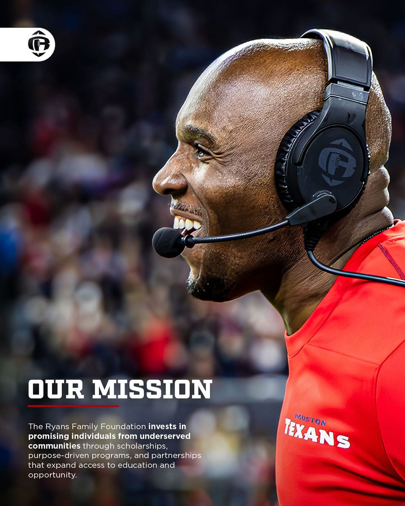 DeMeco and Jamila Ryans founded the Ryans Family Foundation to invest in promising individuals from underserved communities through scholarships, purpose-driven programs, and partnerships that expand access to education and opportunity. 

We envision