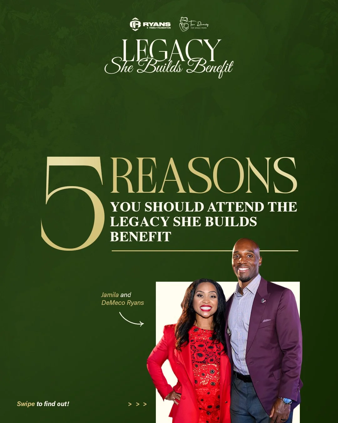 One thing is certain, the Ryans Family Foundation and True Recovery for Single Moms Legacy She Builds Benefit is sure to be an event like no other ✨ 
 
Uncover five reasons why you should join us on May 3rd at BMW Houston Midtown.
 
Learn more at the