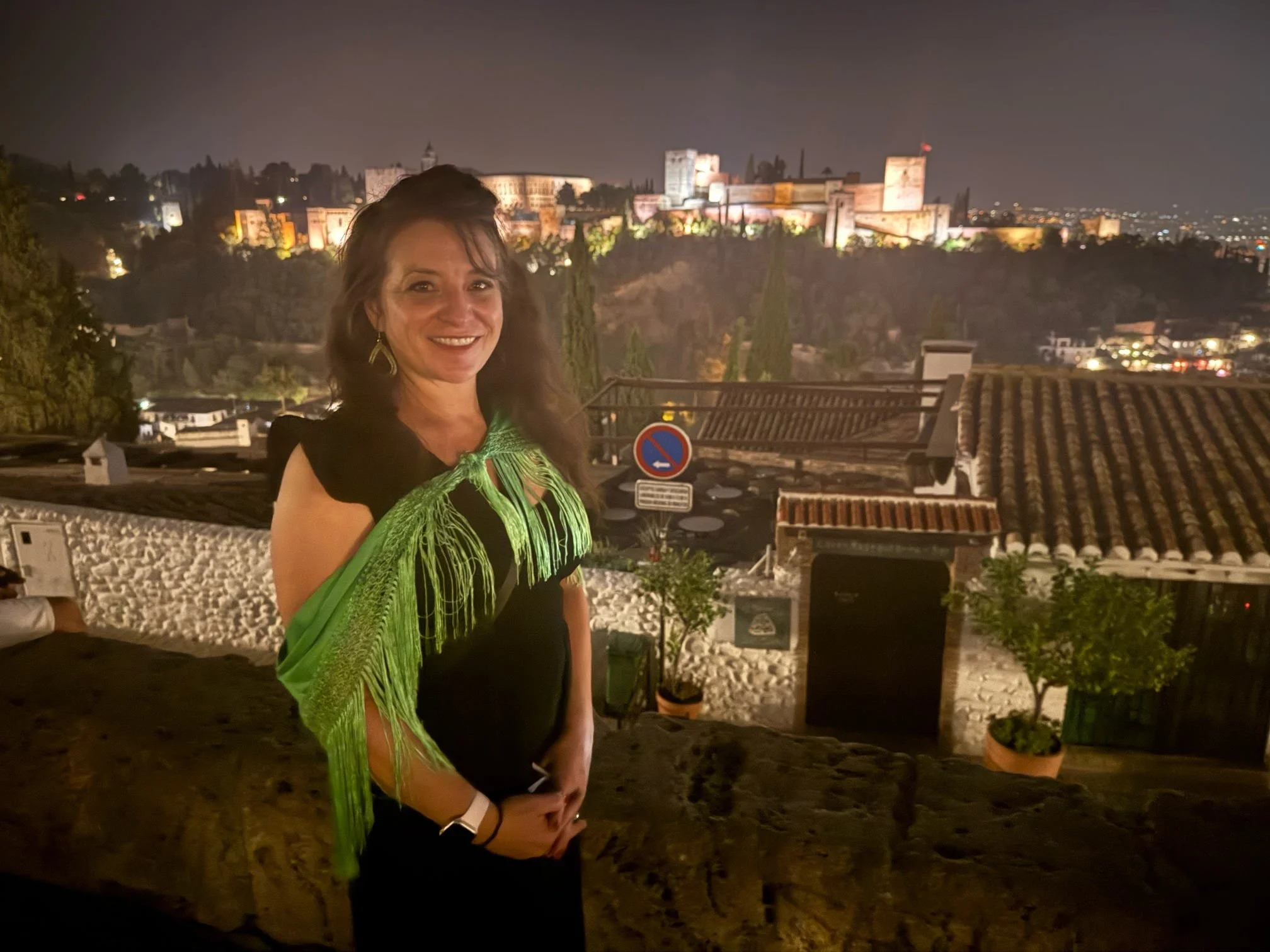 Jenny, Office Manager and Travel Advisor at Sunrise Travel, pictured in Spain.  She specializes in organized European travel, river cruises, and seamless itinerary management.