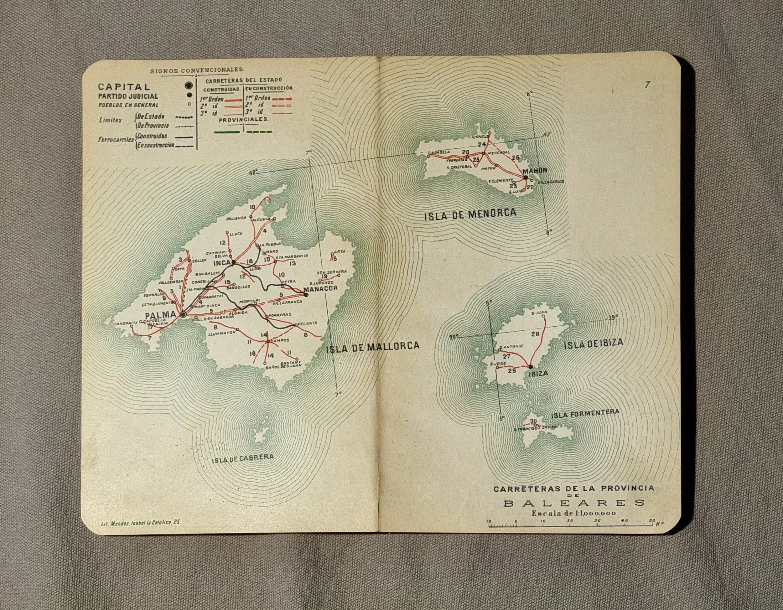 Mapas Carreteras de Provincia VI - BALEARES