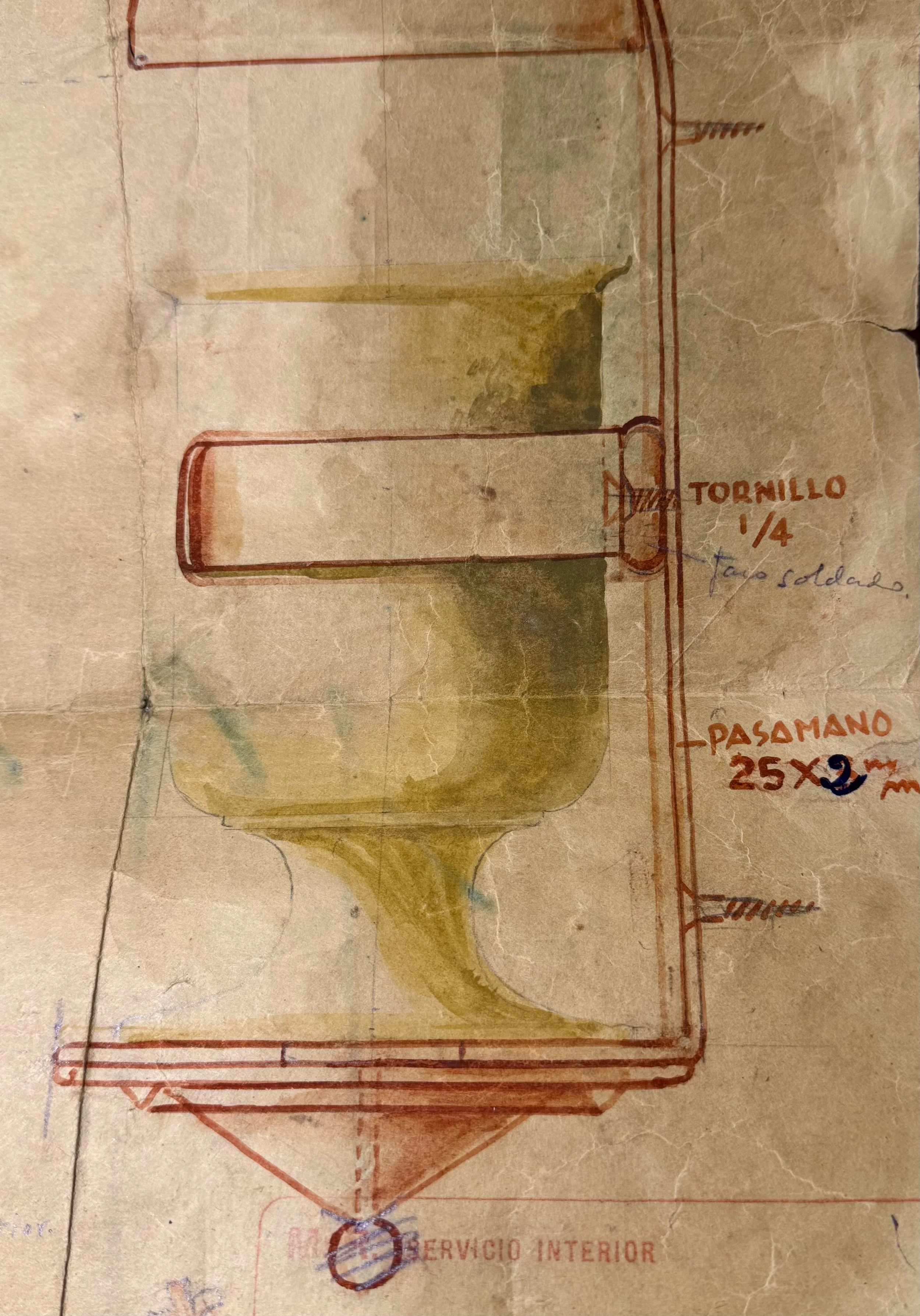 Dibujo plano Lámpara para Iglesia