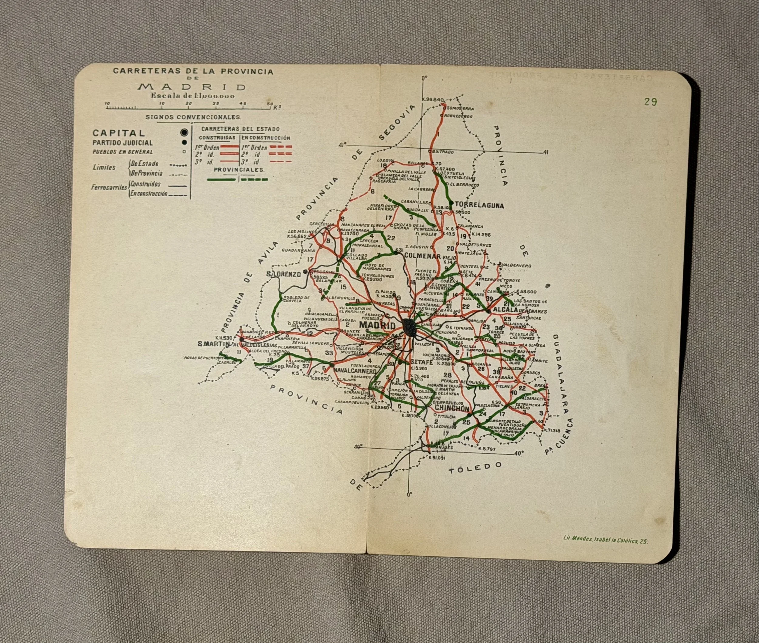 Mapas Carreteras de Provincia III - MADRID