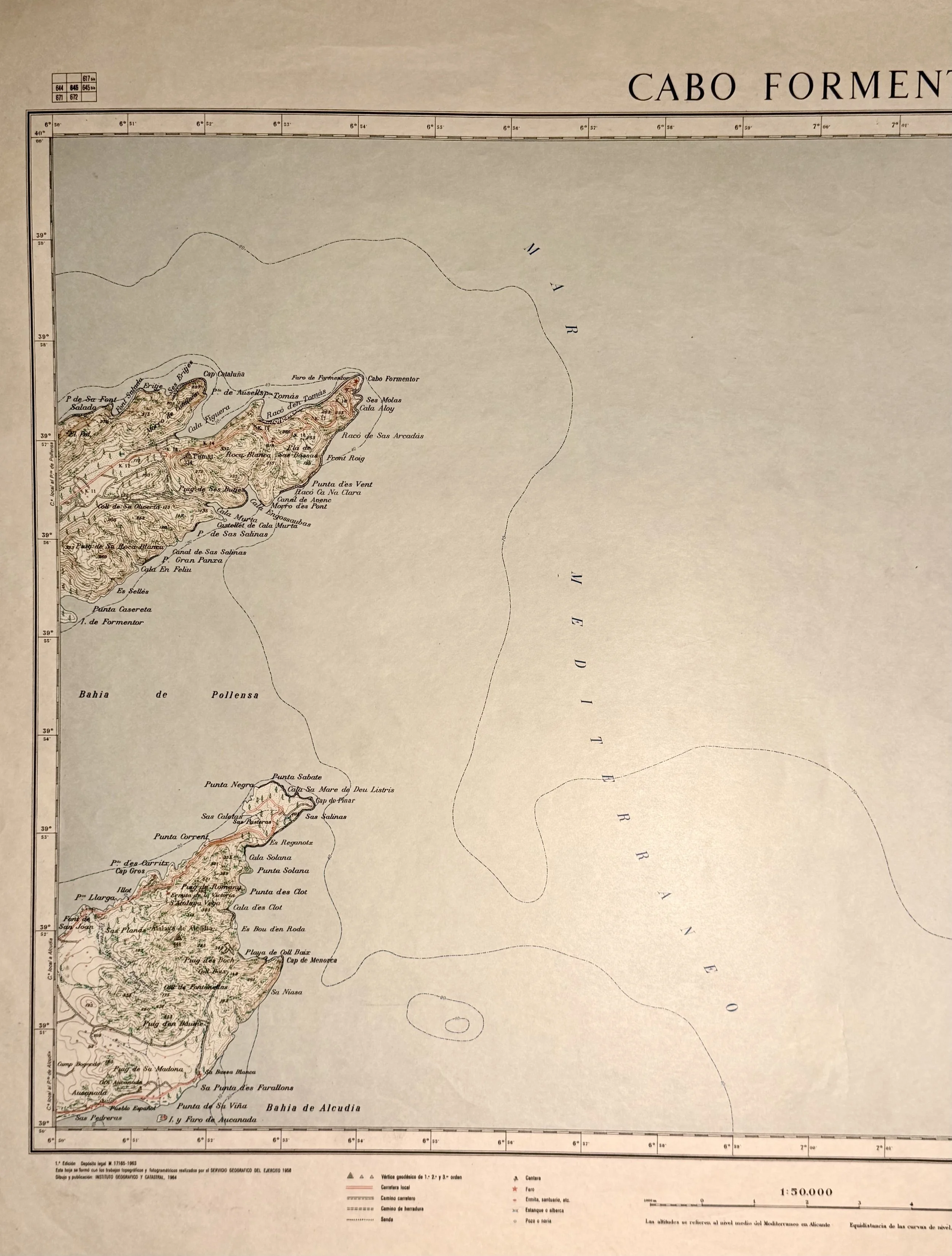 Serie Baleares - CABO FORMENTOR - Menorca