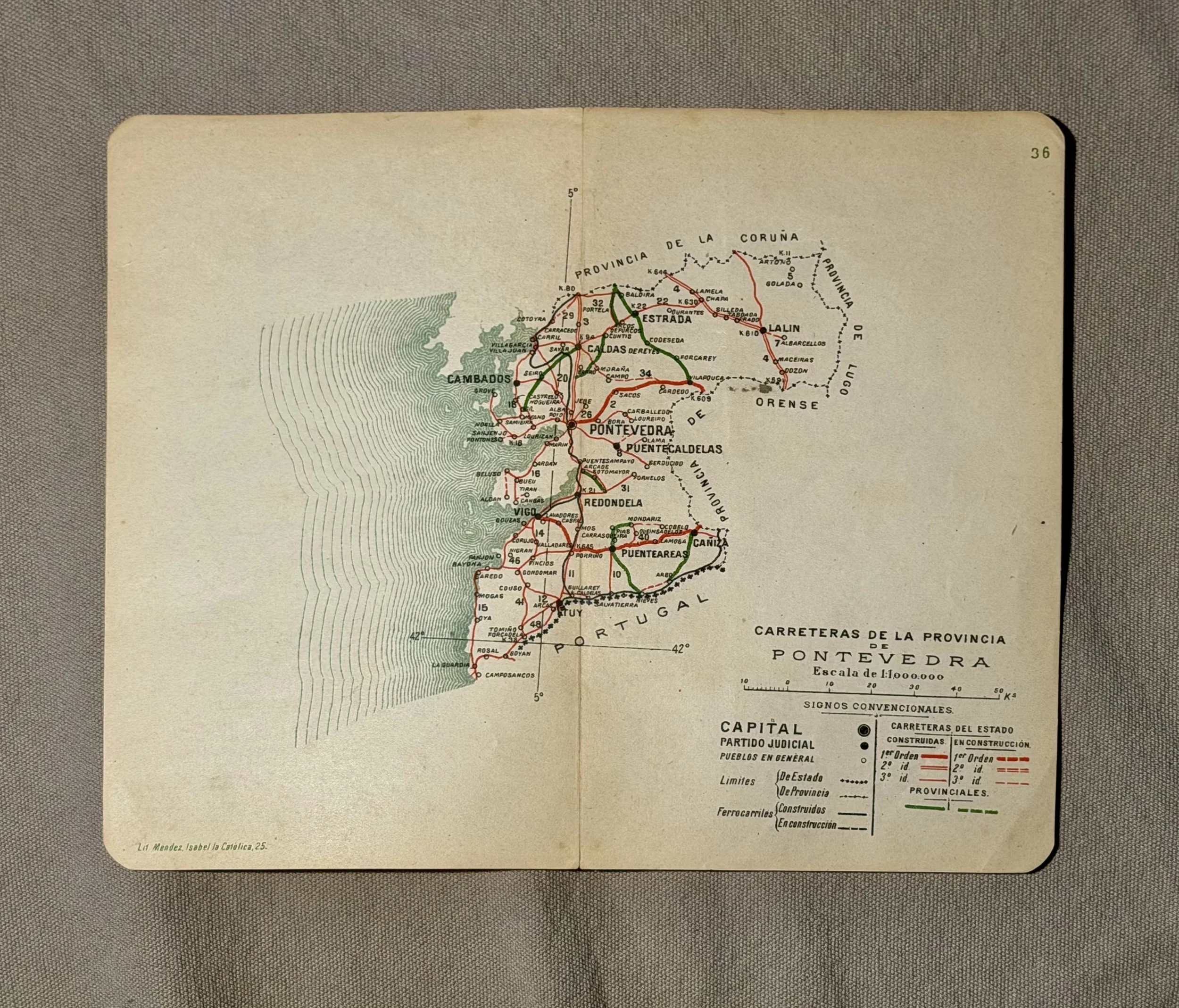 Mapas Carreteras de Provincia I - PONTEVEDRA