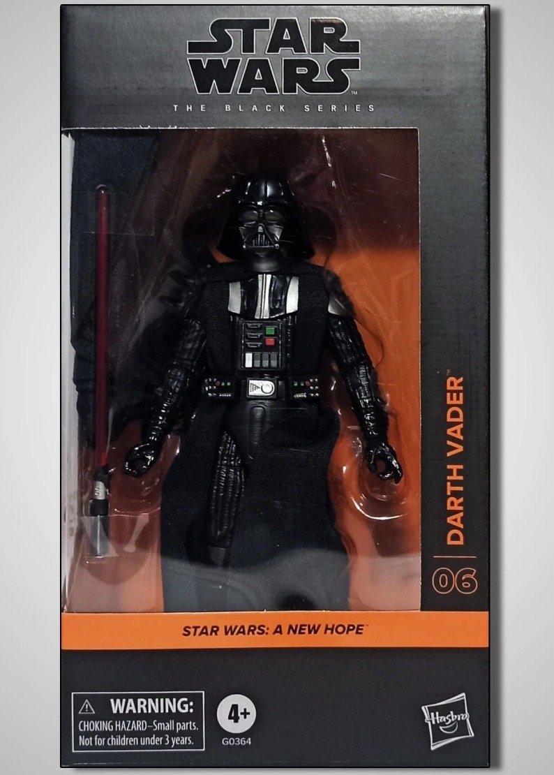 NEW Star Wars Black Series Darth Vader 6" Figure #06 A New Hope G0364 SEALED