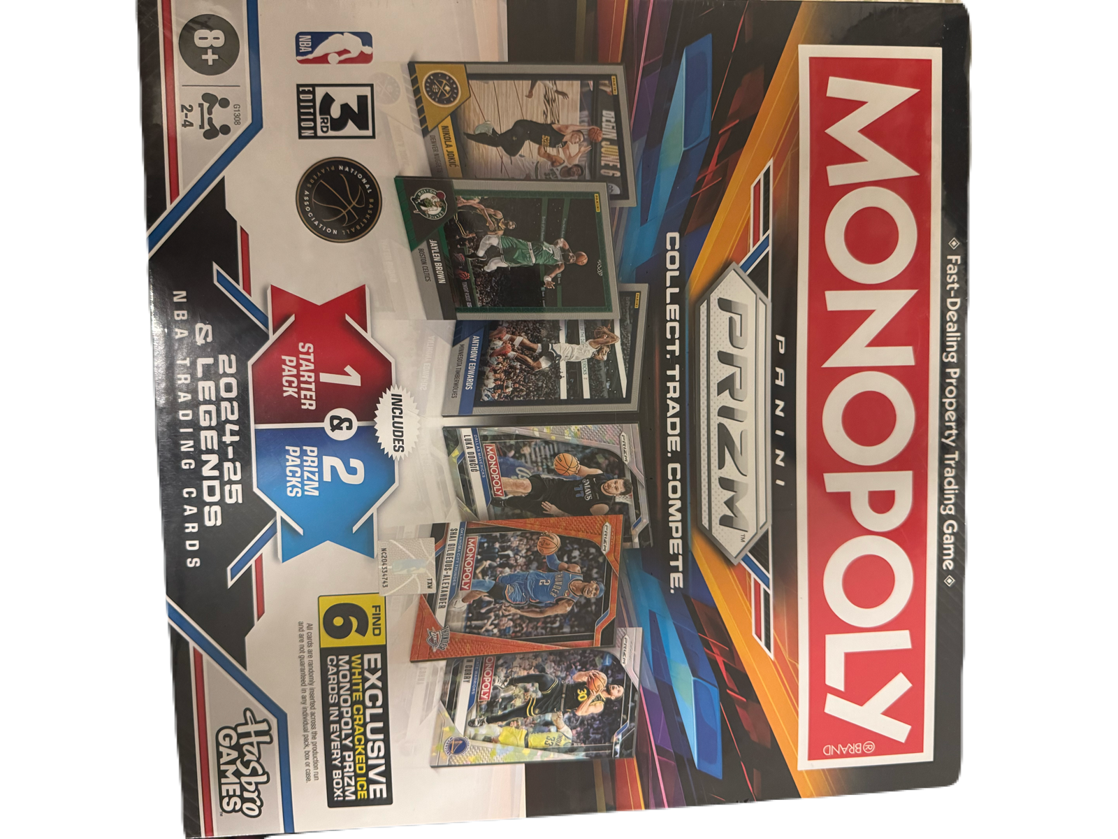 Monopoly Panini PRIZM 2024/2025 & LEGENDS NBA TRADING CARDS