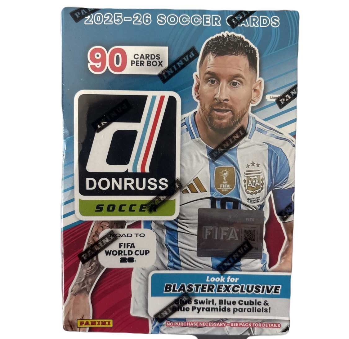 Factory Sealed Blaster Box 2025-26 Donruss Soccer Road To FIFA World Cup Cards