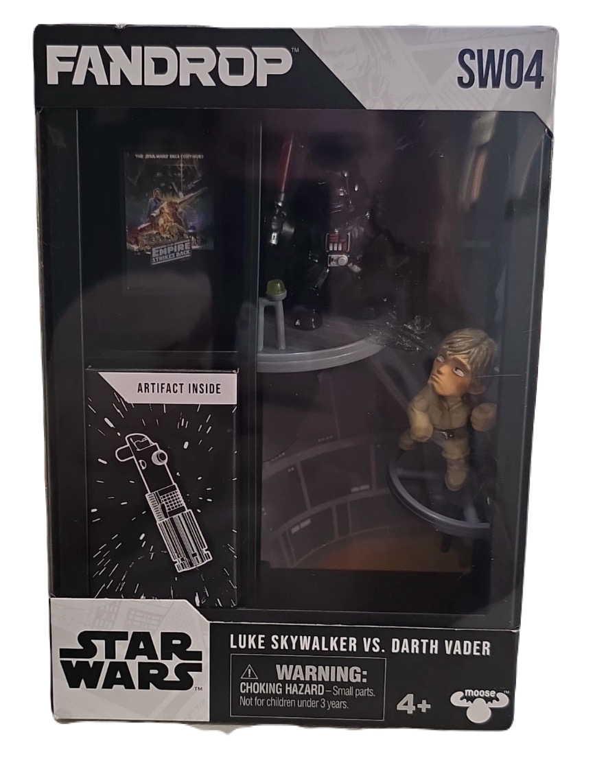 Fandrop SW04 set features a Luke Skywalker vs. Darth Vader diorama based on The Empire Strikes Back