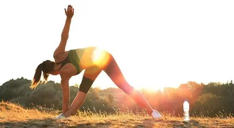 The sun is shining, bring on the exercise