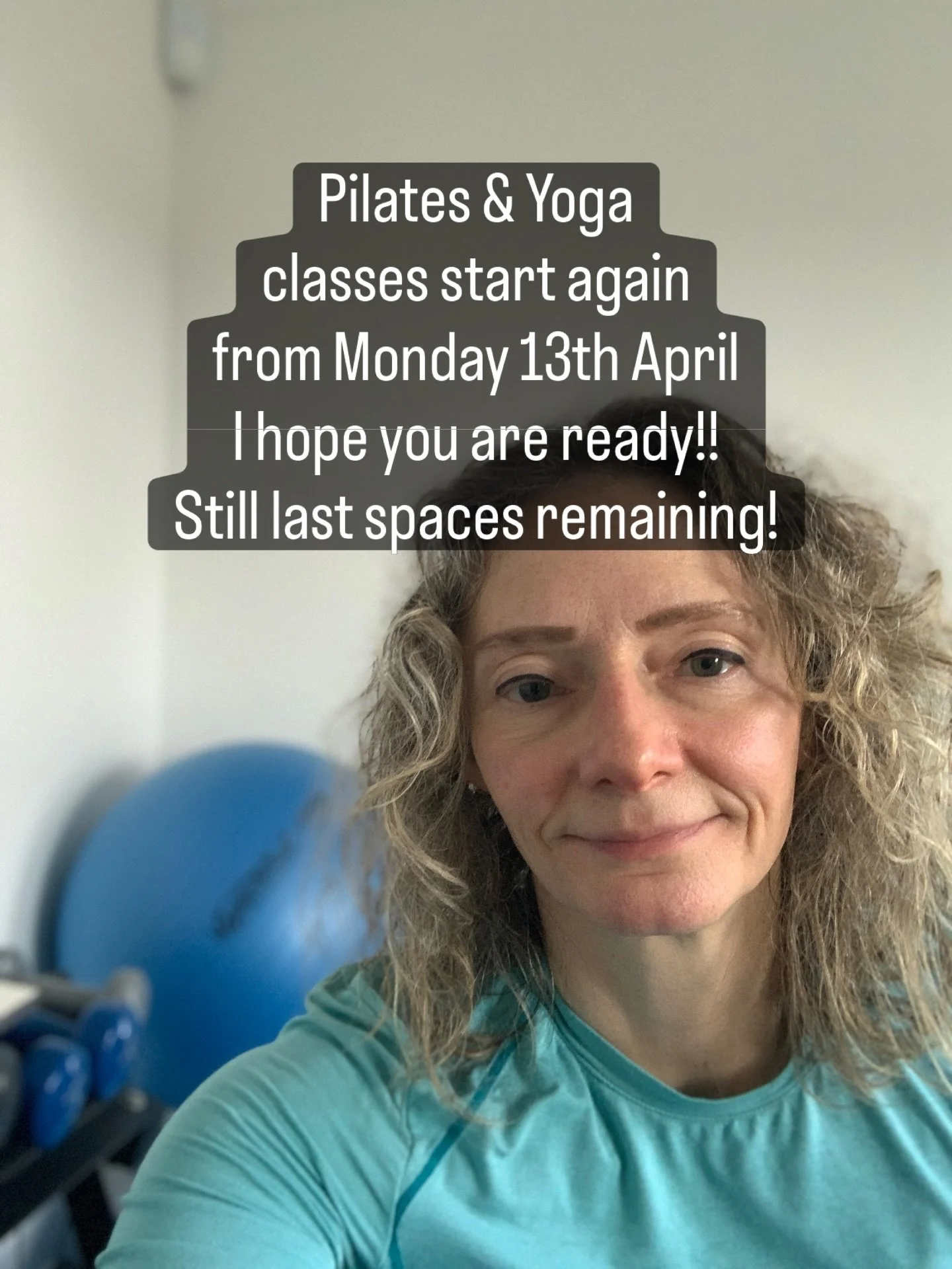 Starting back is always fun after a little break! I hope you have kept moving over Easter?! There are still last few spaces remaining if you are interested in starting Pilates or Yoga with a difference - it&rsquo;s about you and not about the lesson!
