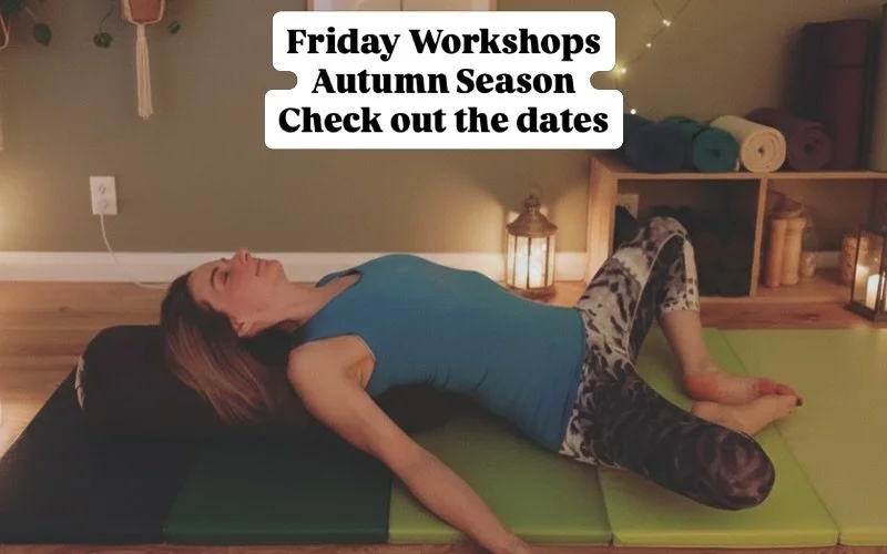 Autumn is drawing closer and plans are being made to relax and unwind, to open and release and reset and recharge.
Friday night workshops - 6.45-8.45pm
25th Sept
23rd Oct
20th Nov
Keep the dates free and bookings will open soon!🩵😍
