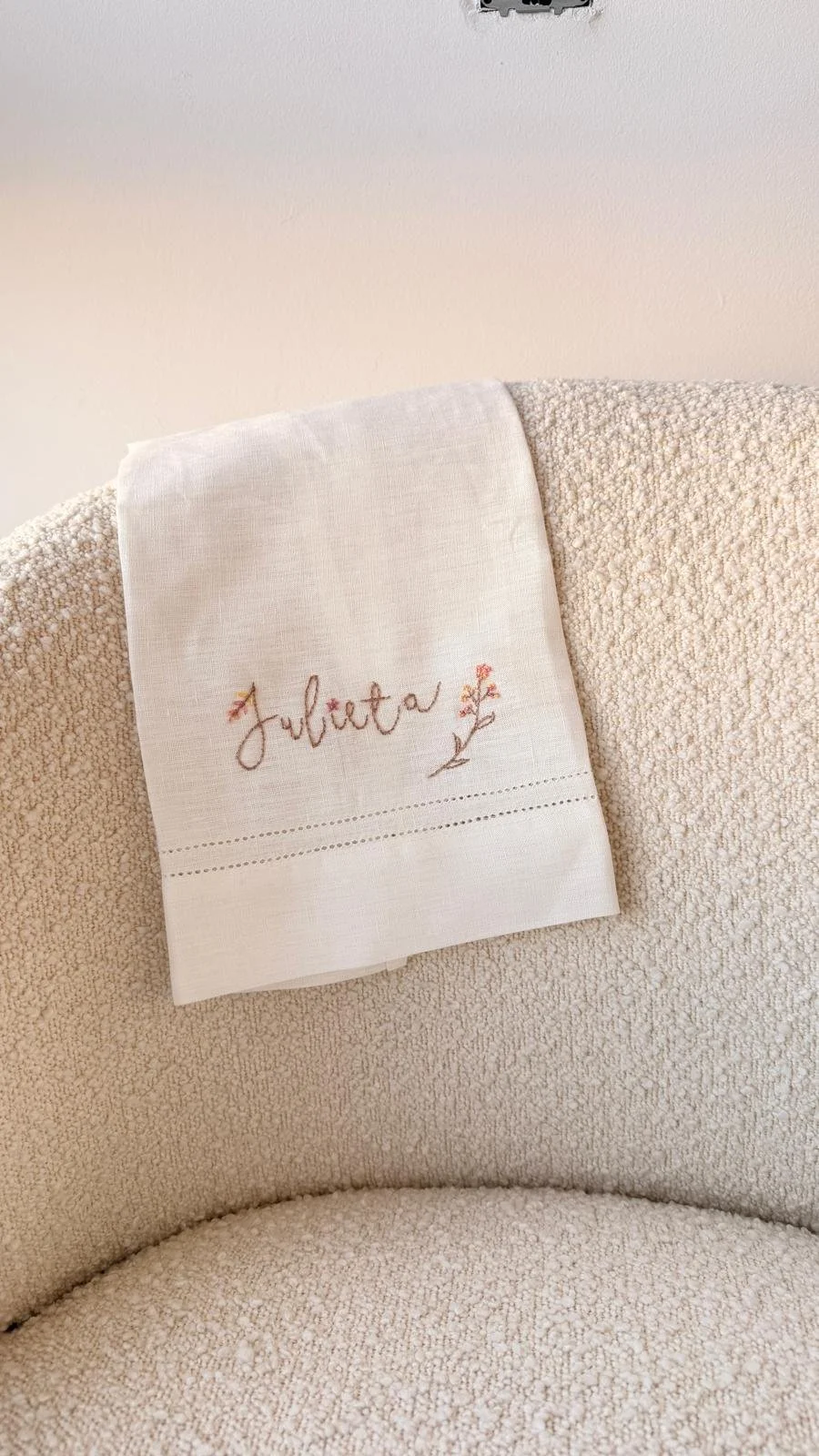 Pañuelo bautizo Nombre