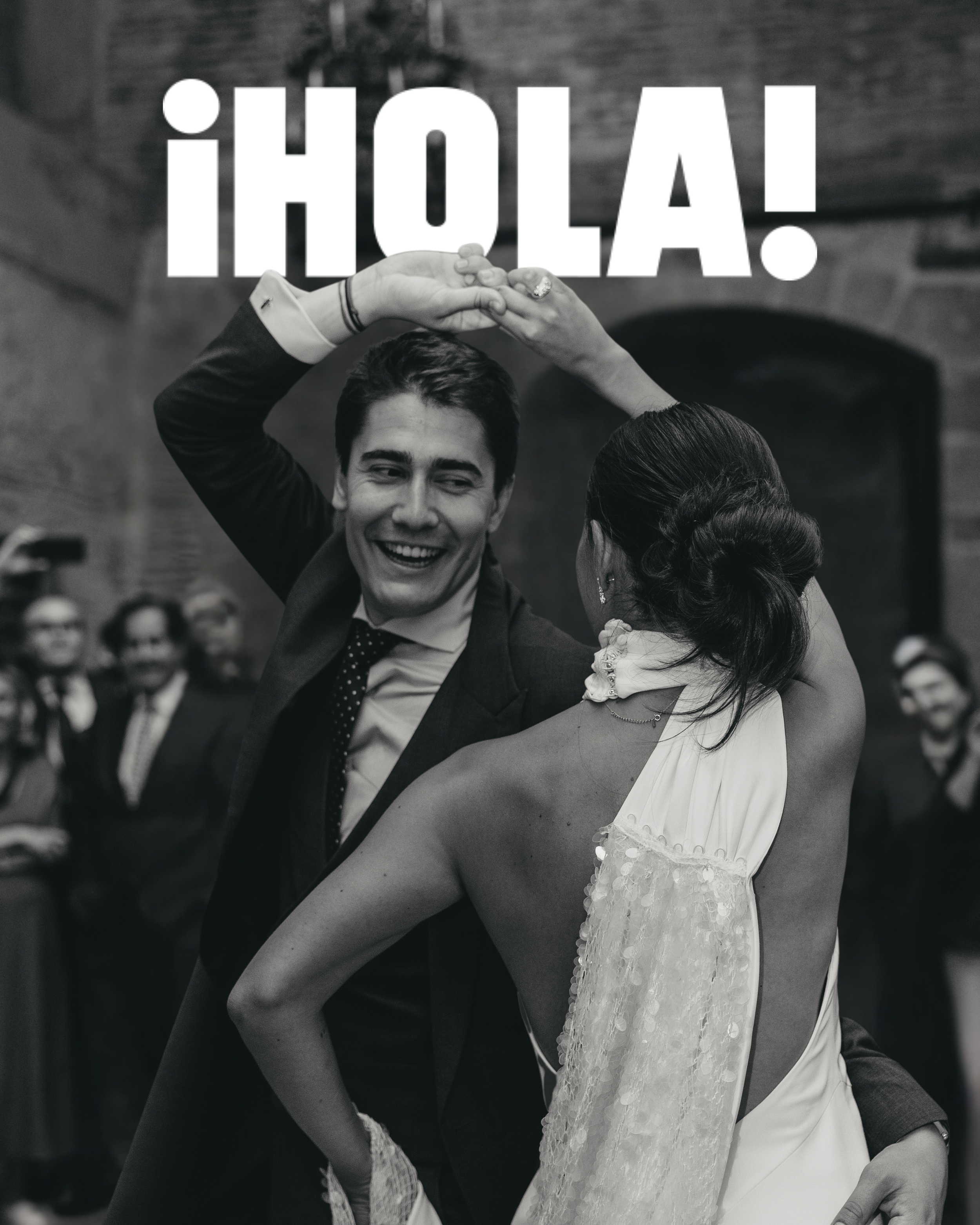 Hola Novias Abanico bordado