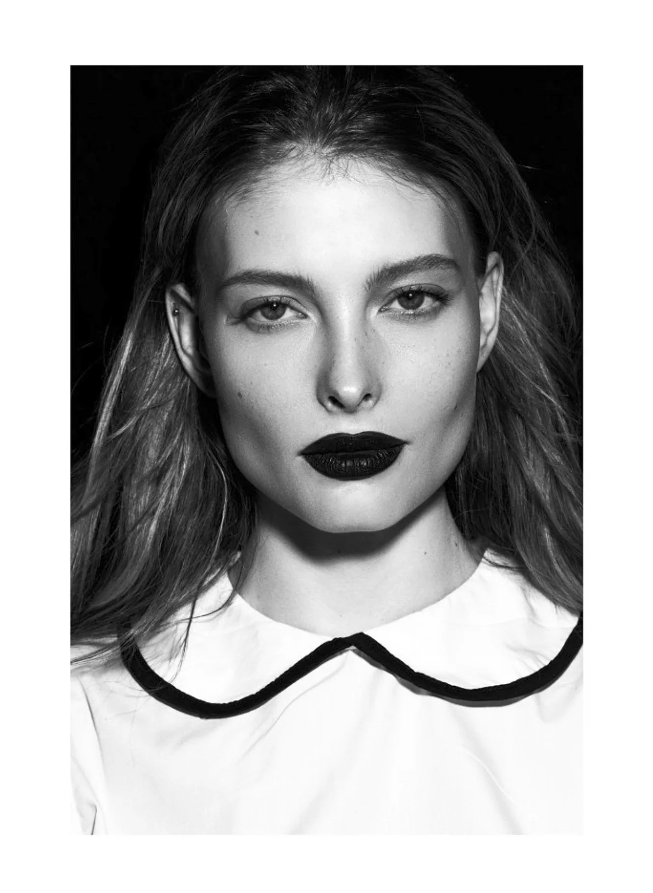 pertly executed editorial look by Andrea van den Houten, highlighting advanced techniques in colour blending and skin topography.