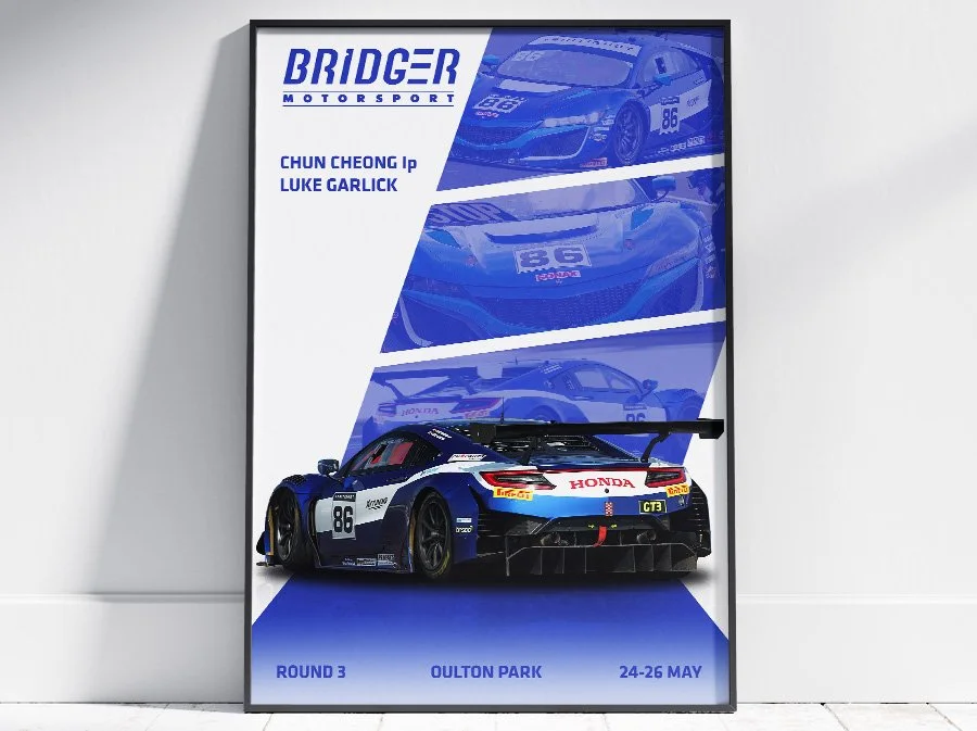 Bridger Motorsport posters 2025