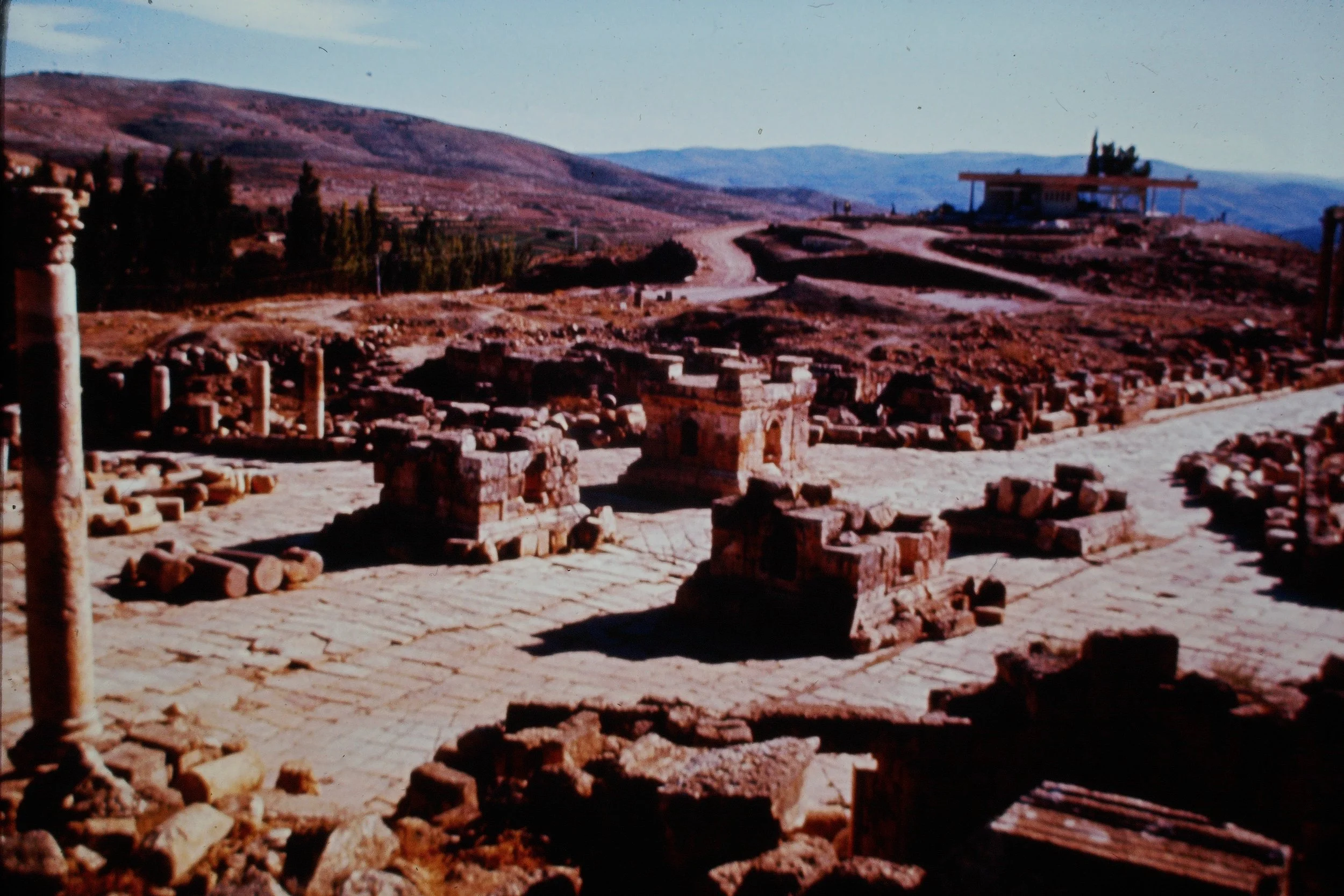 Jarash -- Center Tetrapylon, looking S.E.