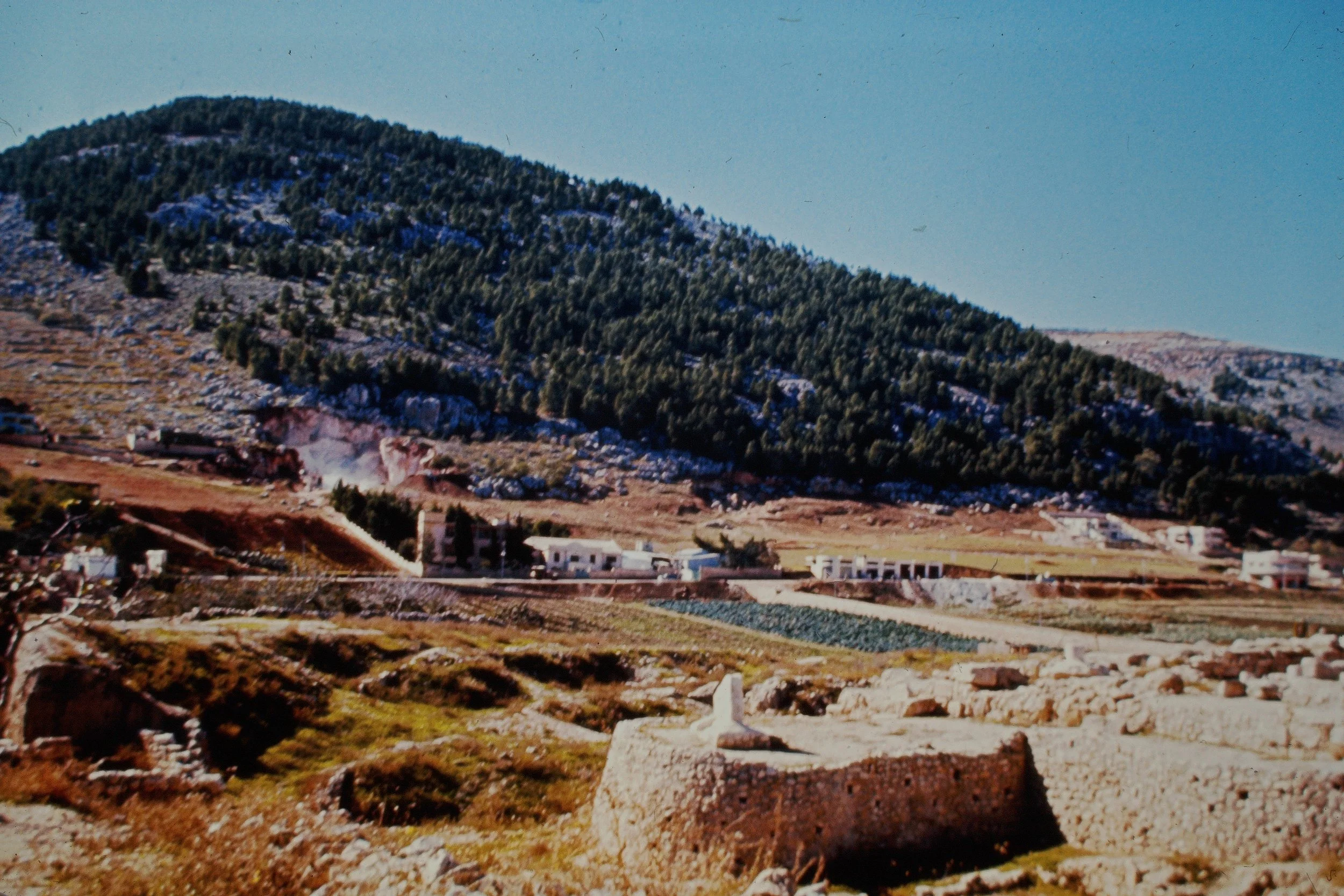 Shechem -- Mt. Gerizim. Shechem Temple.