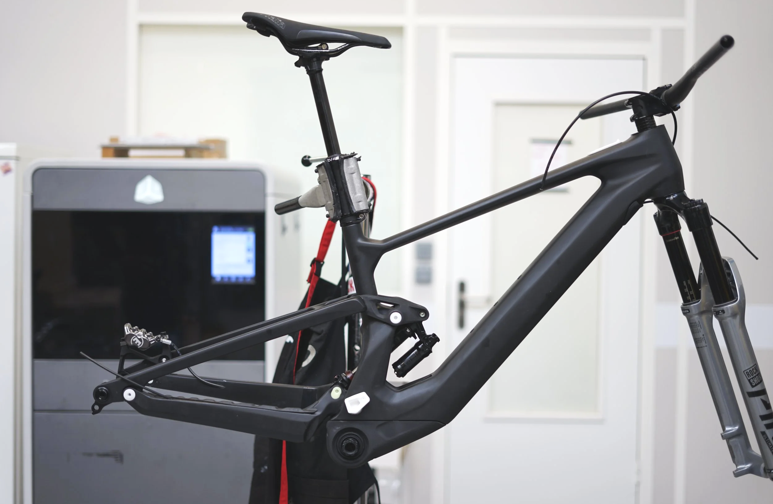 Photo du prototype imprimé en 3D Lapierre e Zesty.