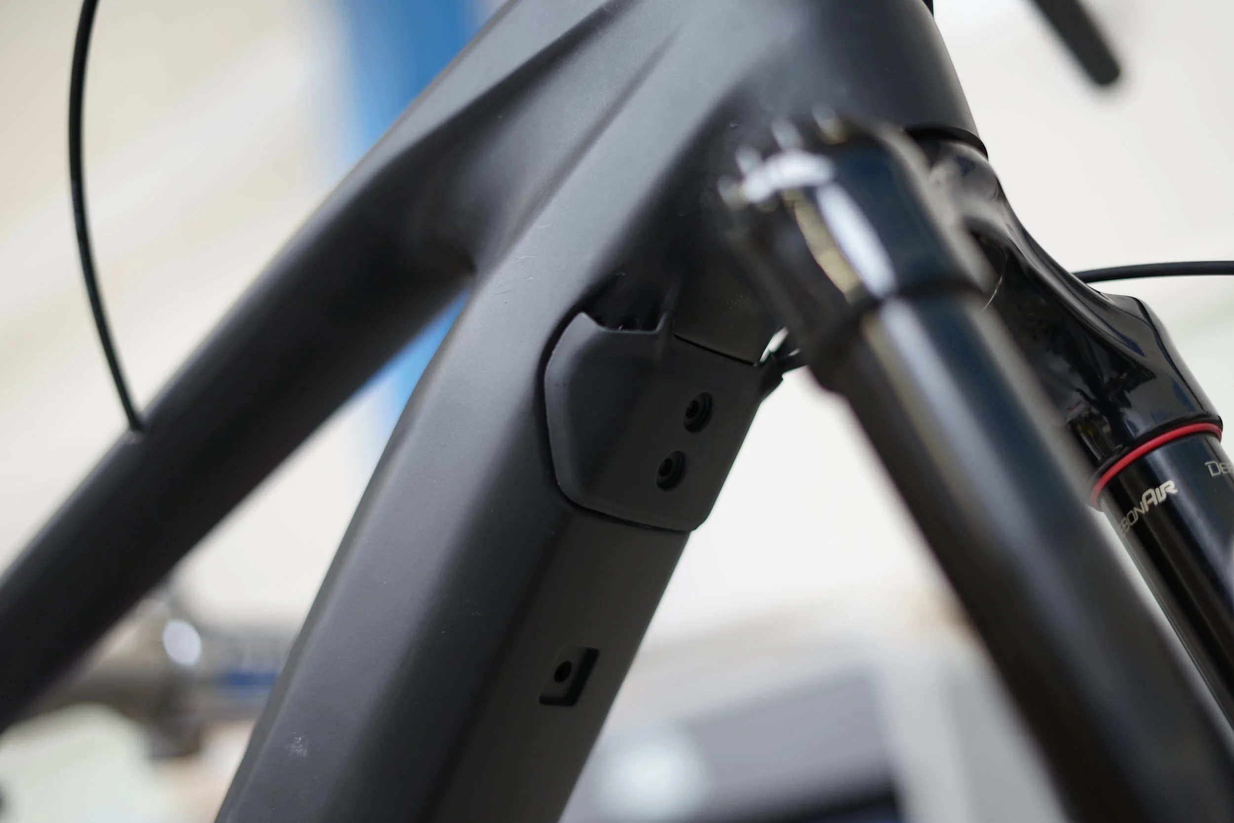 Photo de détail du prototype imprimé en 3D Lapierre e Zesty.