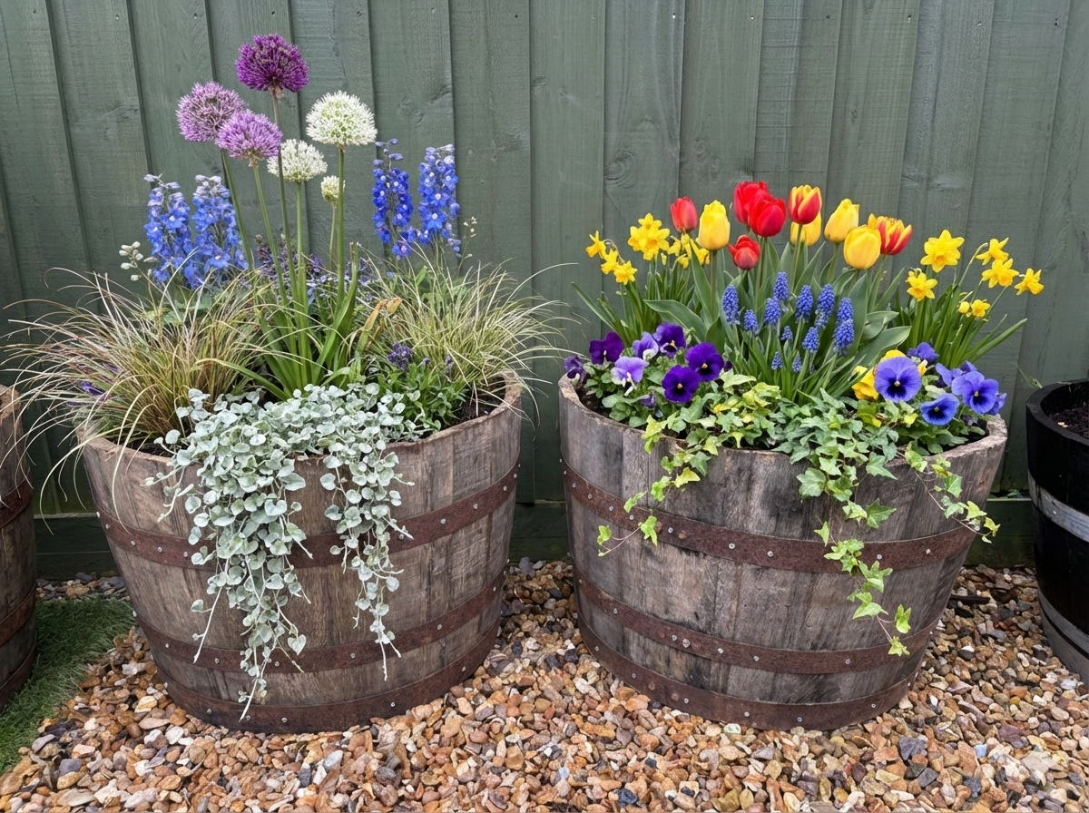 How Do Reclaimed Barrels Age Outdoors