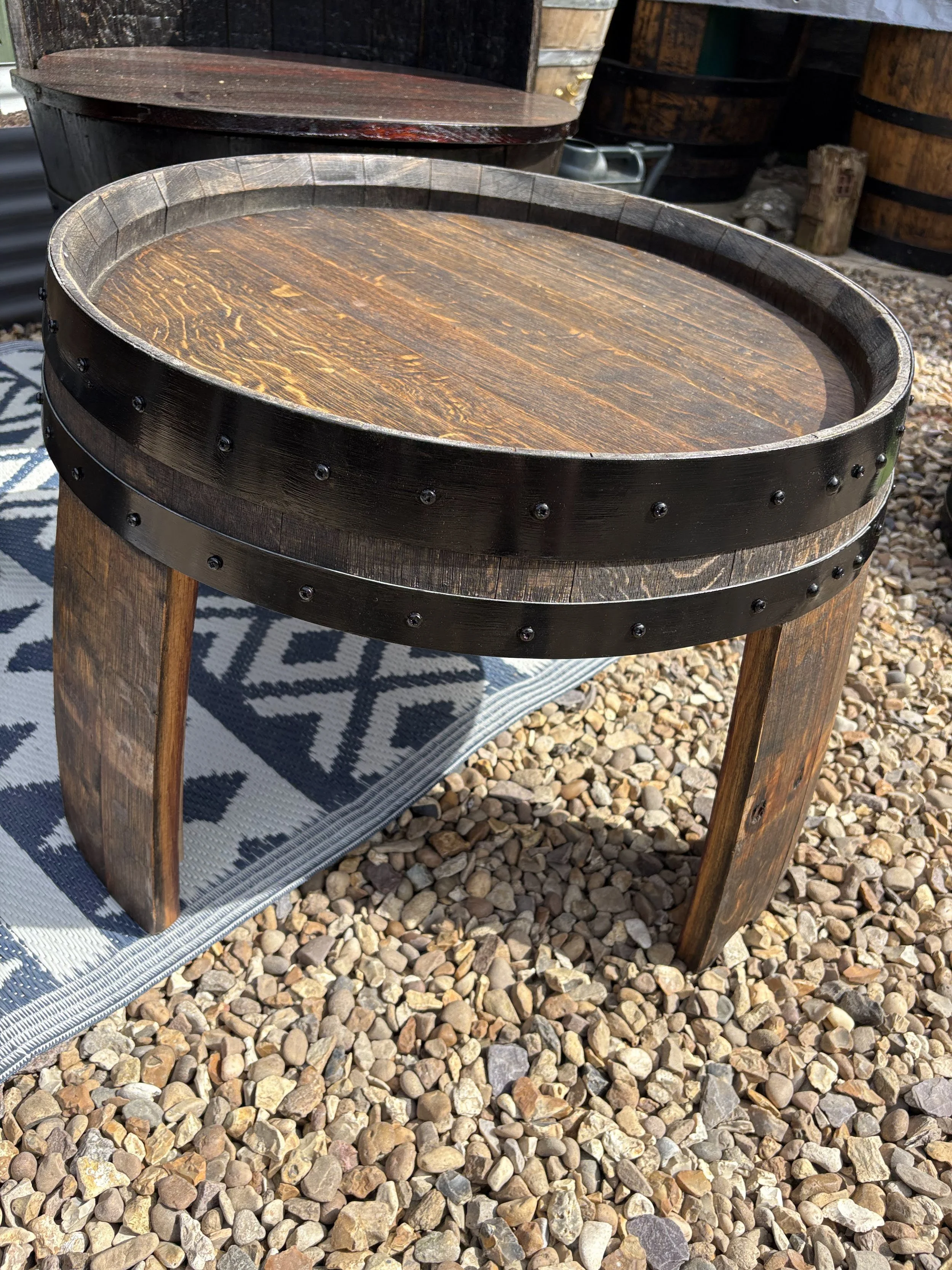 Oak Barrel Tables - 450mm
