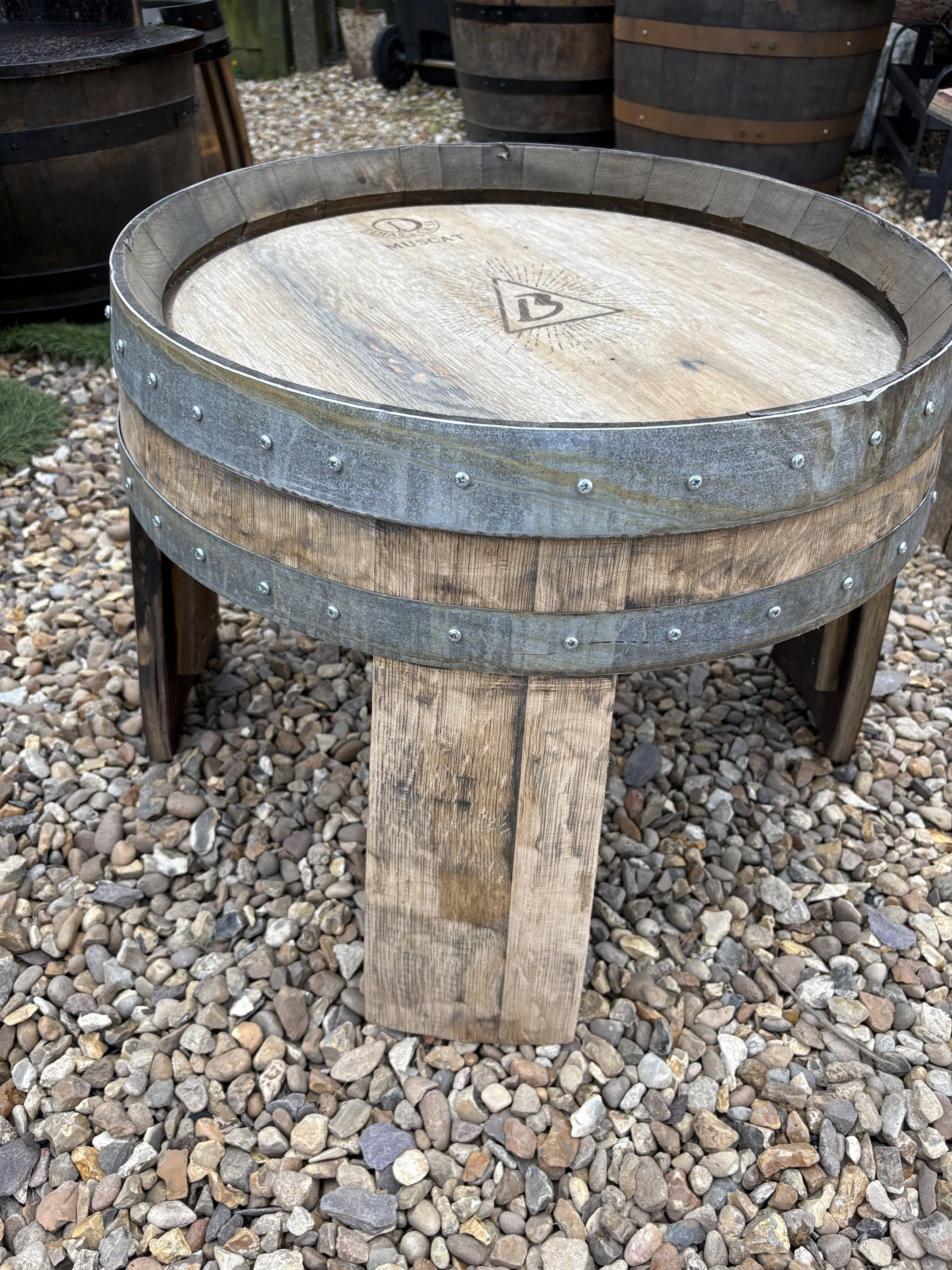 Oak Barrel Tables - 450mm
