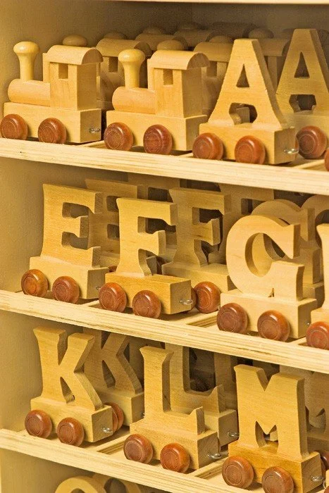 Wooden Name Trains - Letters