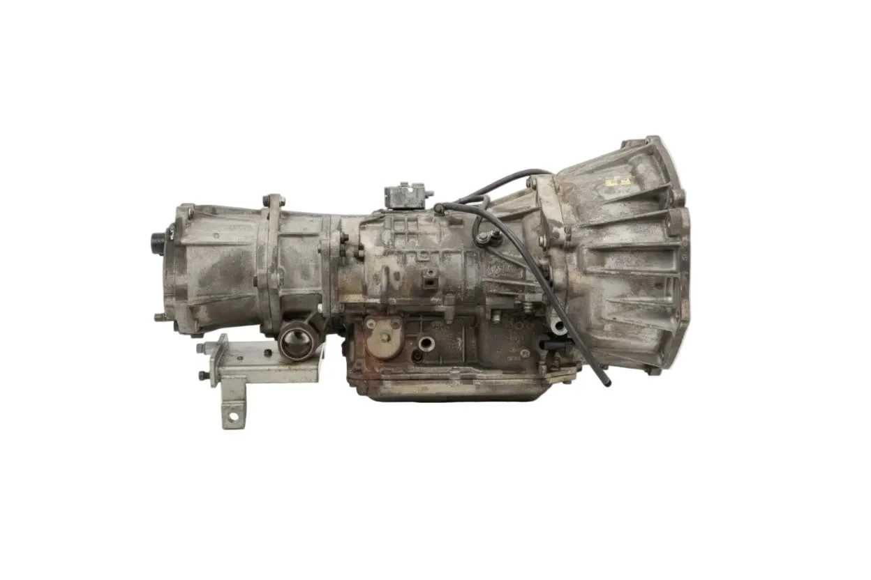 Used car transmission on a white background.